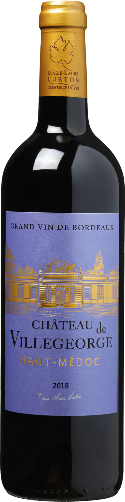 2018 Haut Médoc Château de Villegeorge Cru Bourgeois Rotwein