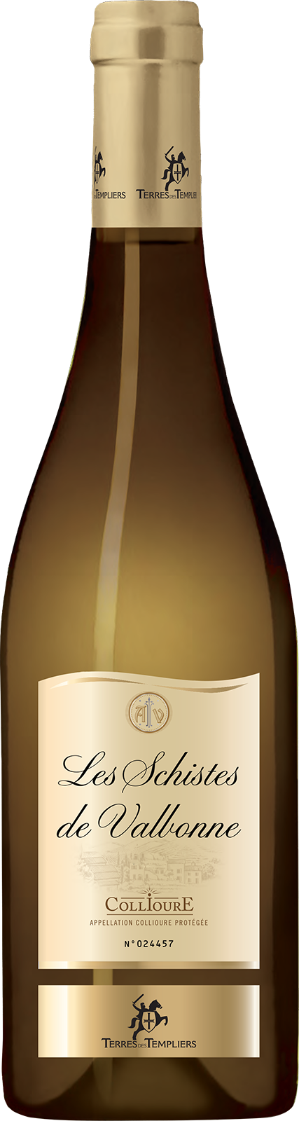 2023 Collioure blanc Les Schistes de Valbonne von Terres des Templiers Weißwein