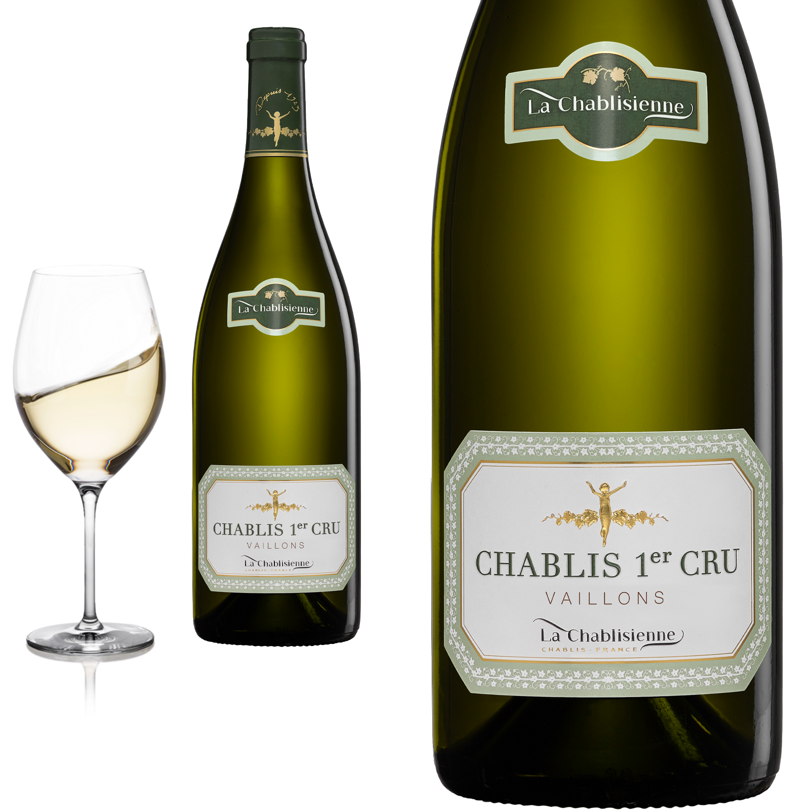 2022 Chablis 1er Cru VAILLONS von La Chablisienne  - Weißwein