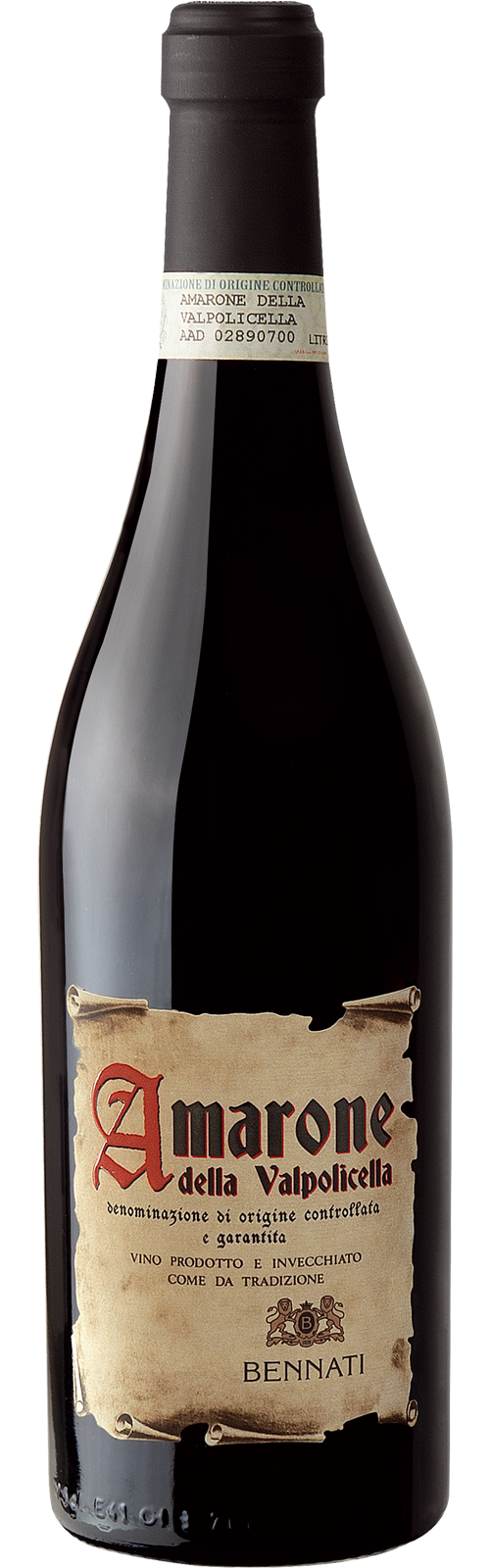 2016 Amarone della Valpolicella 0,375l von Bennati - Rotwein
