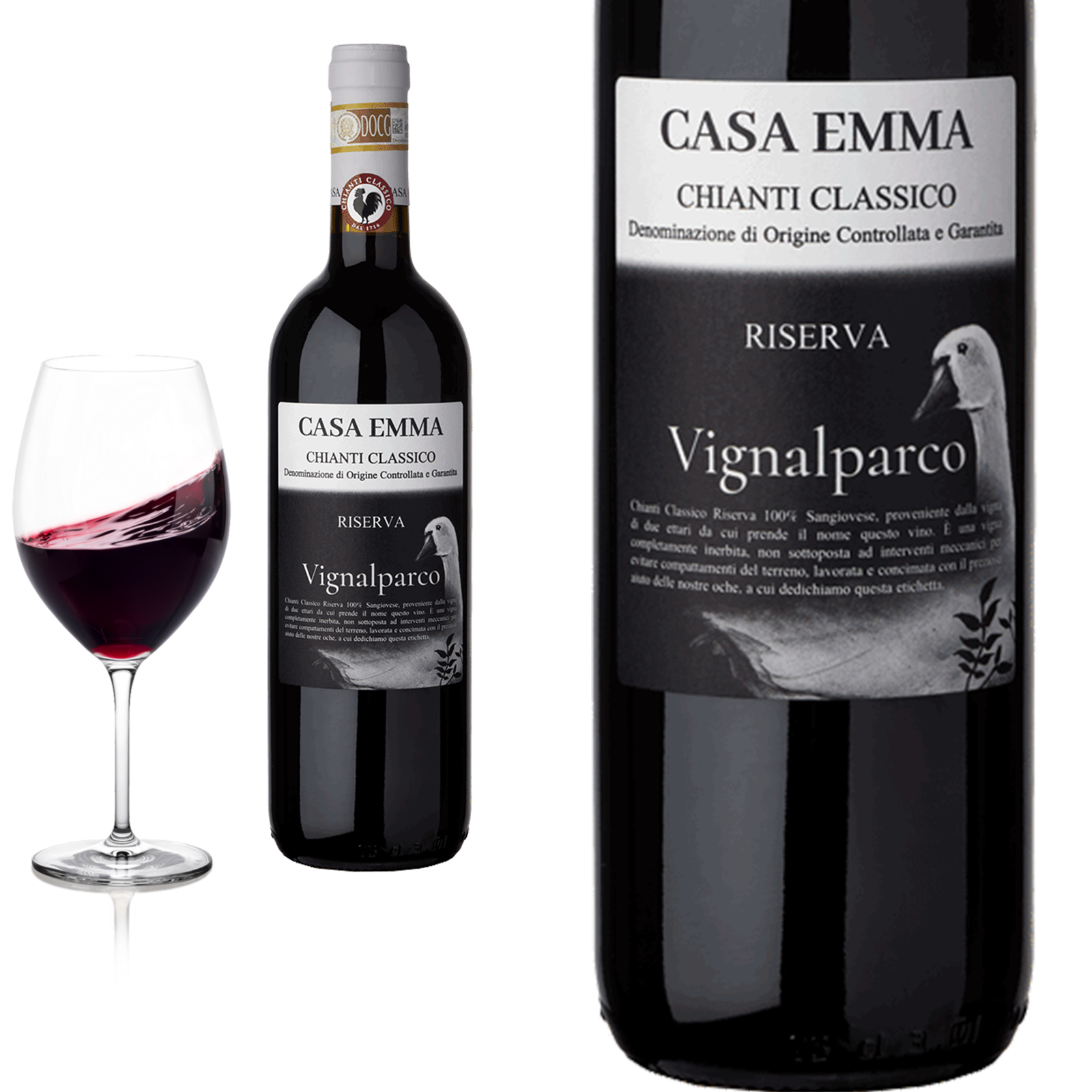 2020 Chianti Classico Vignalparco Riserva DOCG von Casa Emma - Rotwein