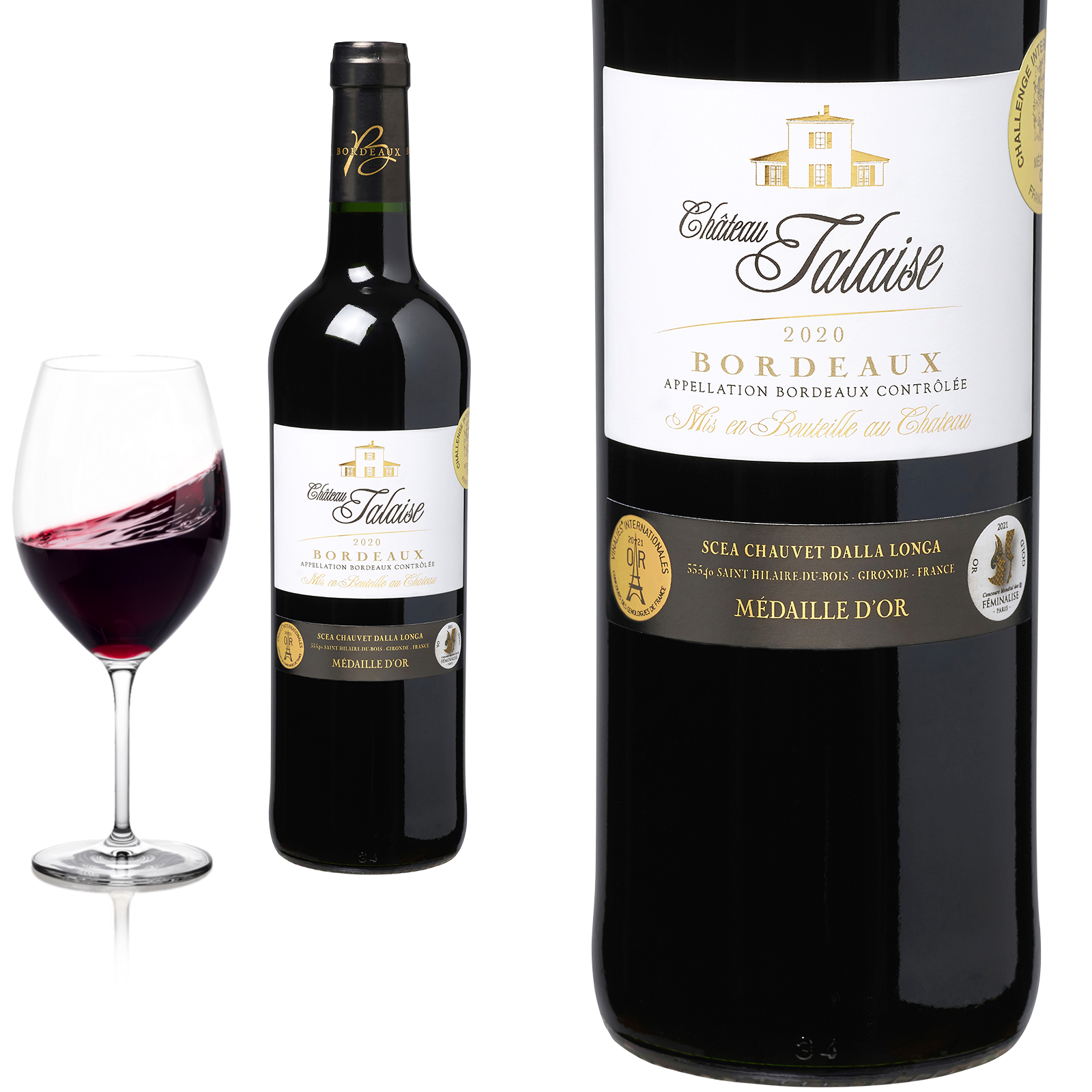 2022 Bordeaux von Château Talaise - Rotwein