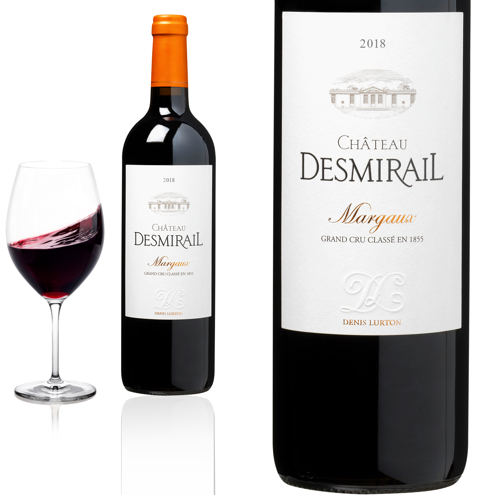 2018 Margaux Château Desmirail Grand Cru Classé  Rotwein