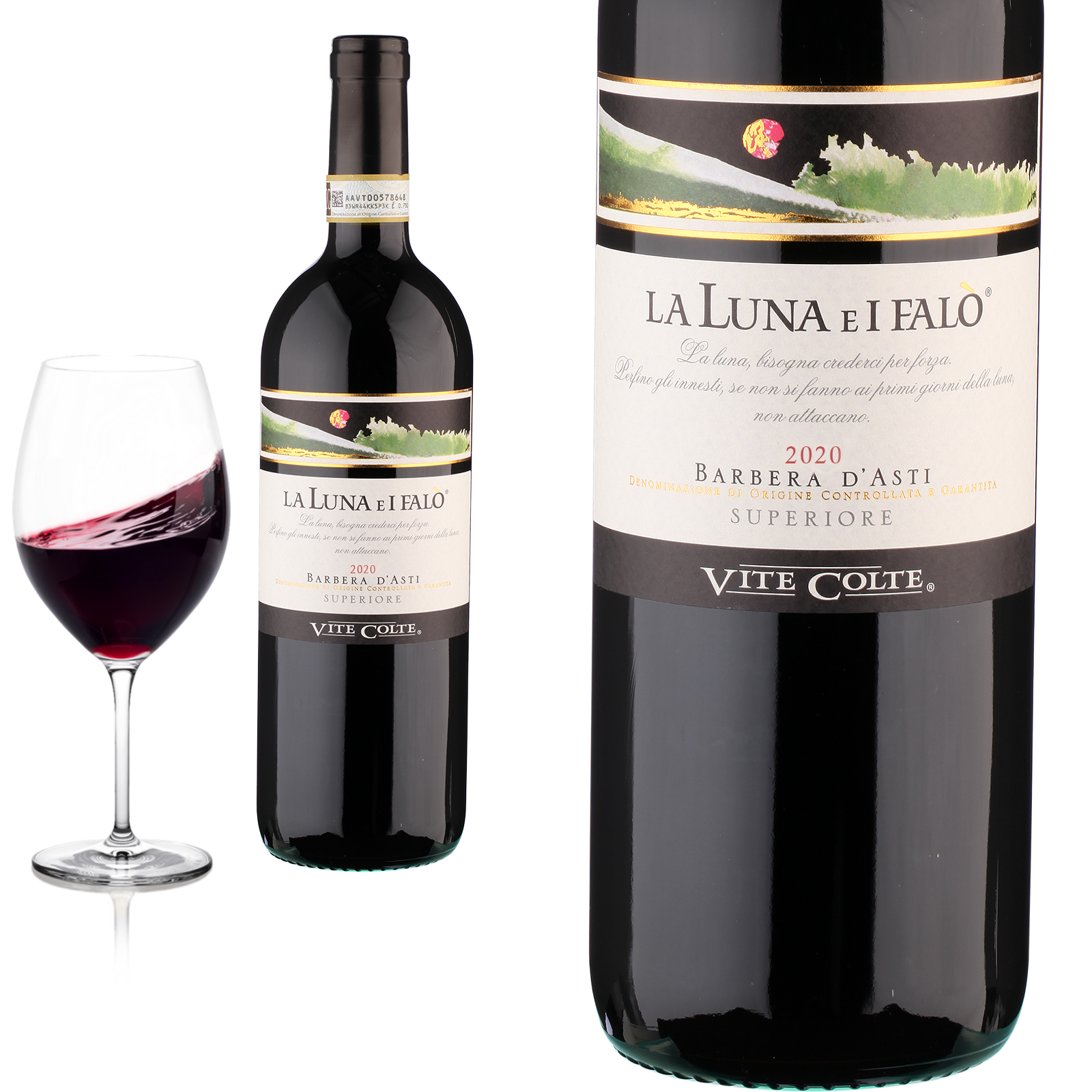 2020 La Luna e I Falo Barbera d'Asti Superiore von Vite Colte - Rotwein