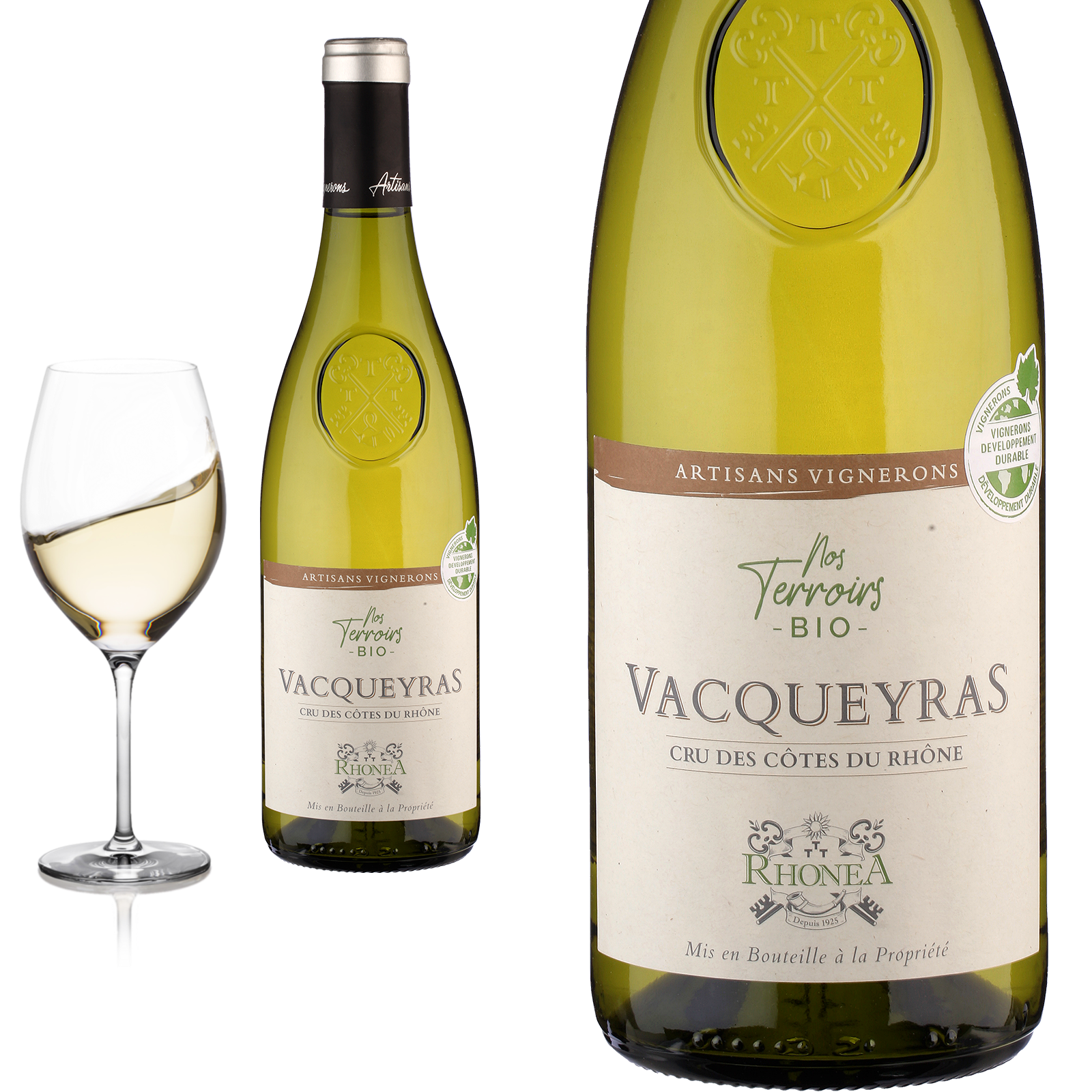 2020 Bio Vacqueyras Nos Terroirs von Rhonéa - Weisswein