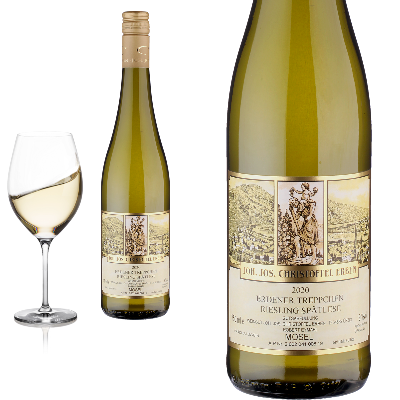2020 Erdener Treppchen Riesling Spätlese von Weingut Joh.Jos. Christoffel - Weißwein