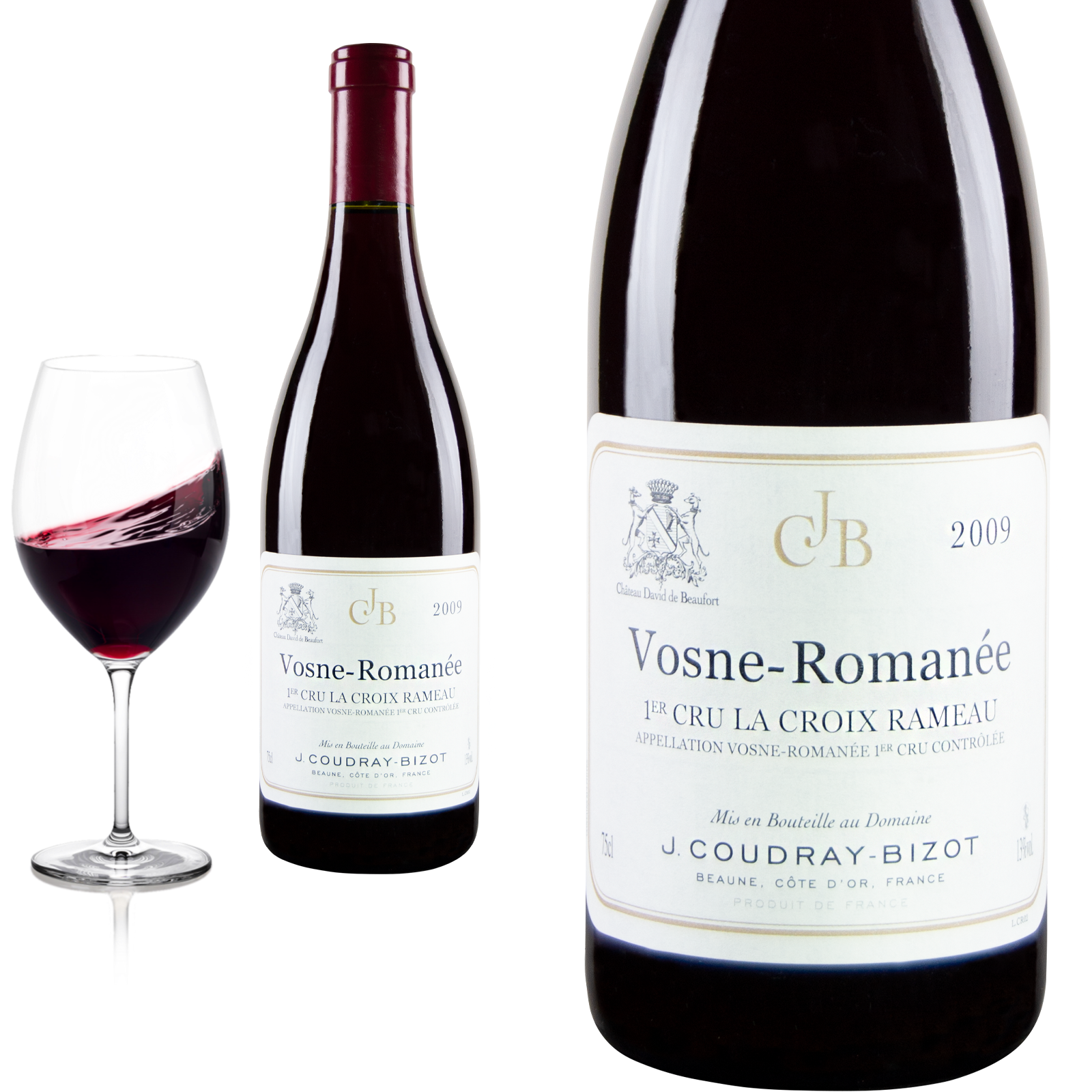 2009 Vosne Romanée 1er Cru La Croix Rameau von J.Coudray-Bizot Château de Beaufort - Rotwein