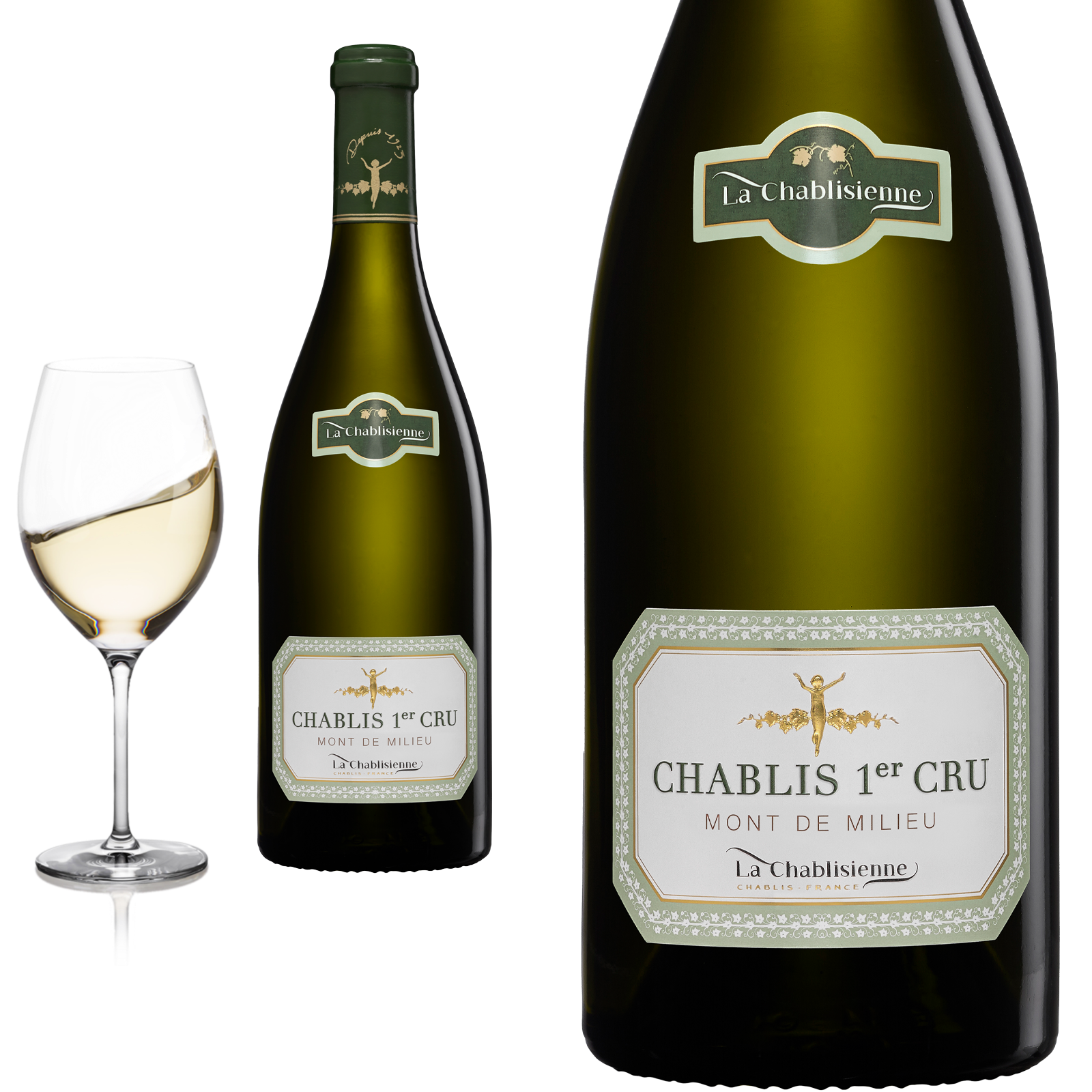2022 Chablis 1er MONT DE MILIEU von La Chablisienne  - Weißwein
