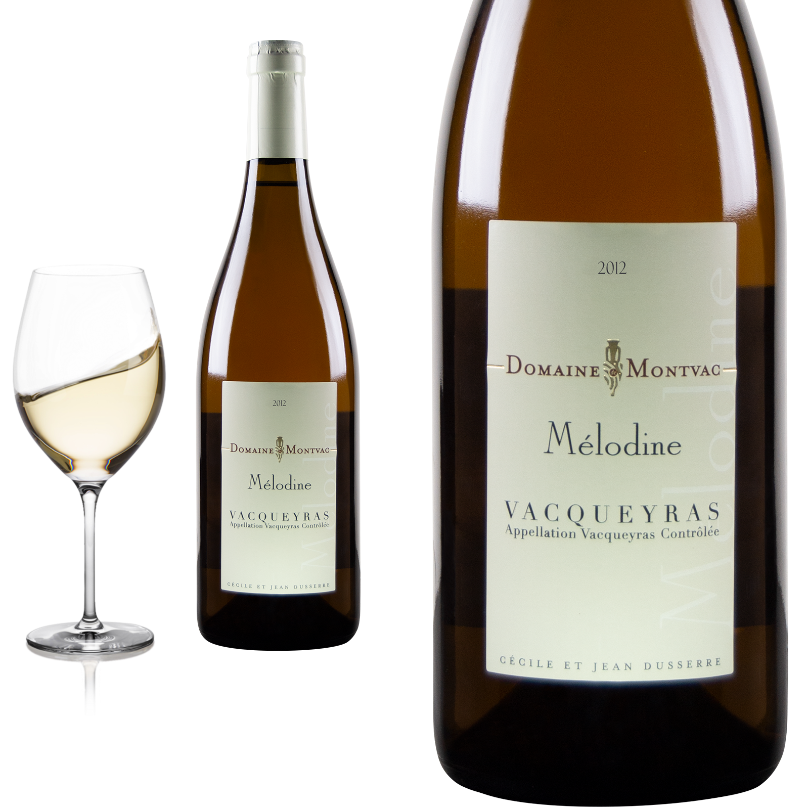 2012 Vacqueyras blanc Melodine von Domaine de Montvac - Weißwein