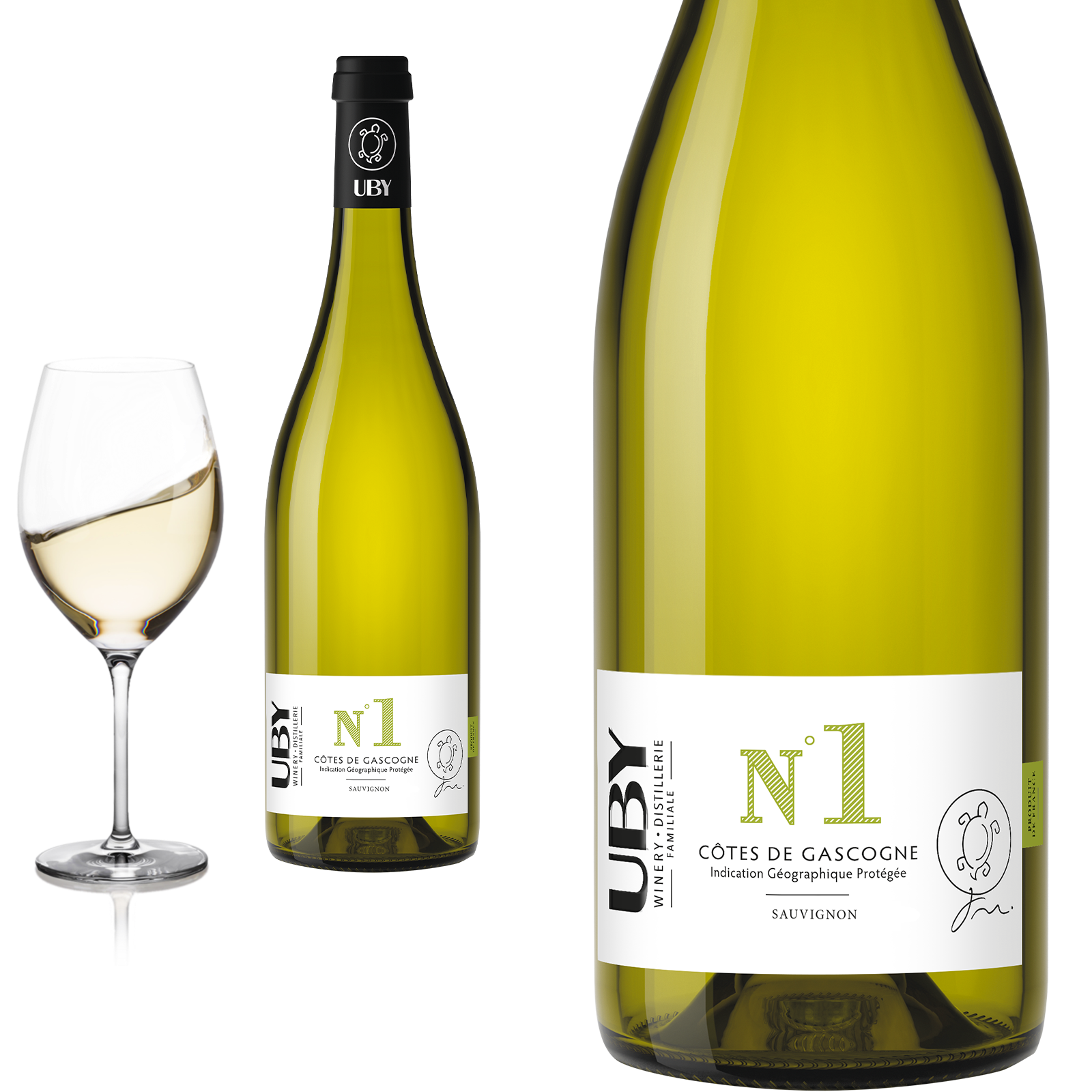 2024 Uby N° 1 Sauvignon von Domaine d'Uby - Weißwein