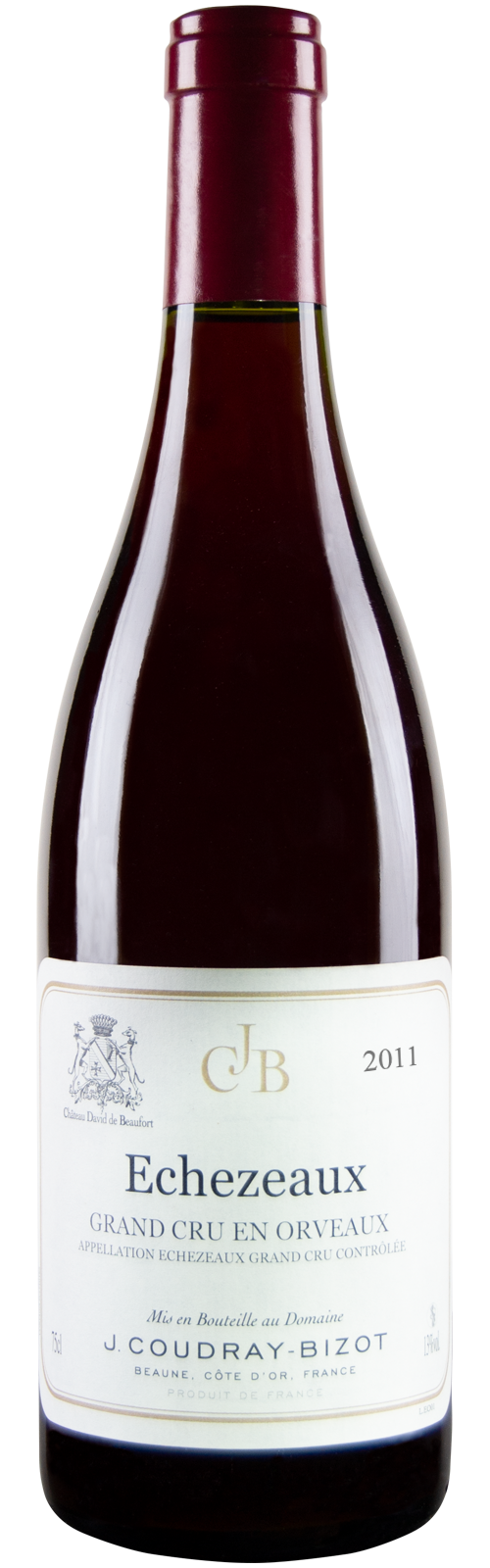 2011 Echezeaux Grand Cru en Orveaux  von J.Coudray-Bizot Château de Beaufort - Rotwein