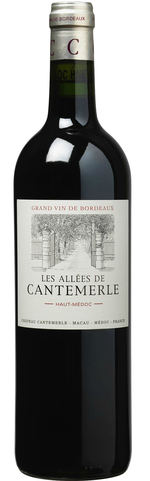 2016 Haut Médoc Les Allées de Cantemerle Rotwein