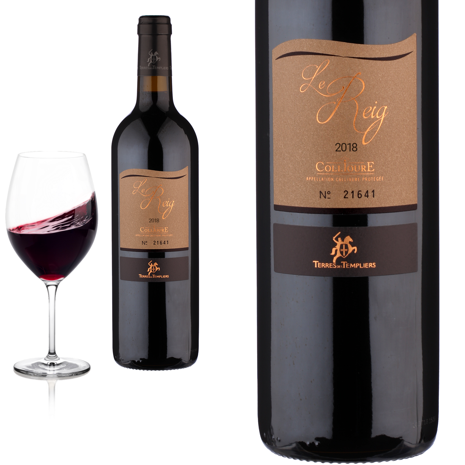 2018 Collioure Le REIG von Terres des Templiers - Rotwein