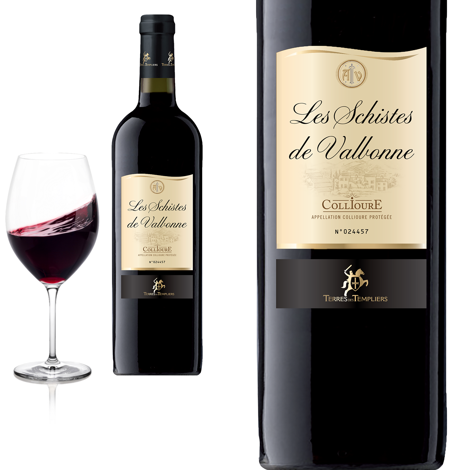 2022 Collioure Les Schistes de VALBONNE Terres des Templiers - Rotwein