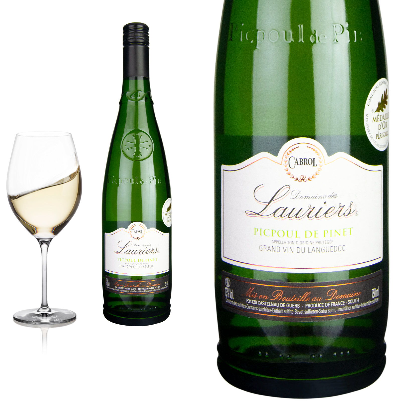 2023 Picpoul de Pinet Cuvee Classic von Domaine des Lauriers - Weißwein