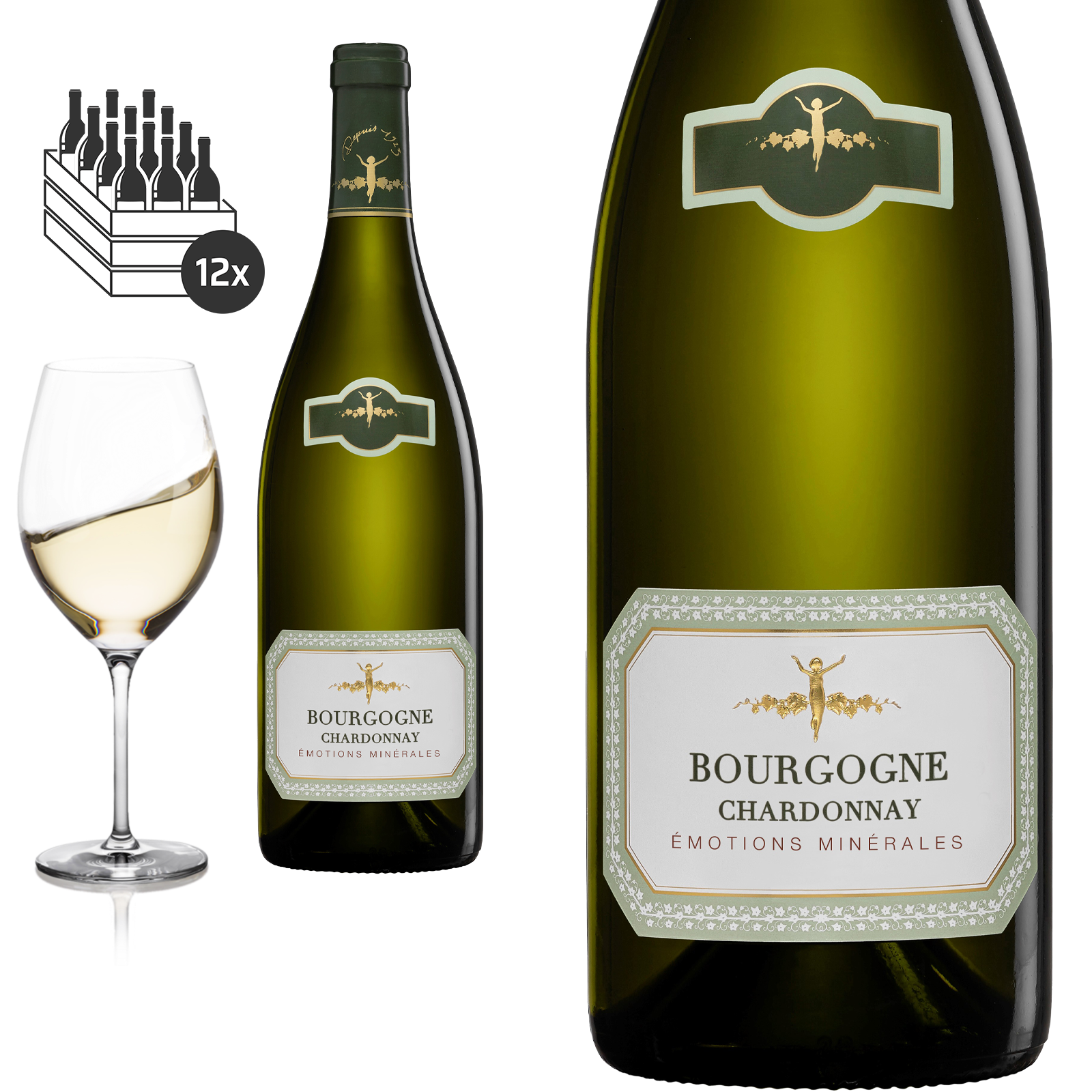 2023 Bourgogne CHARDONNAY von La Chablisienne  - Weißwein
