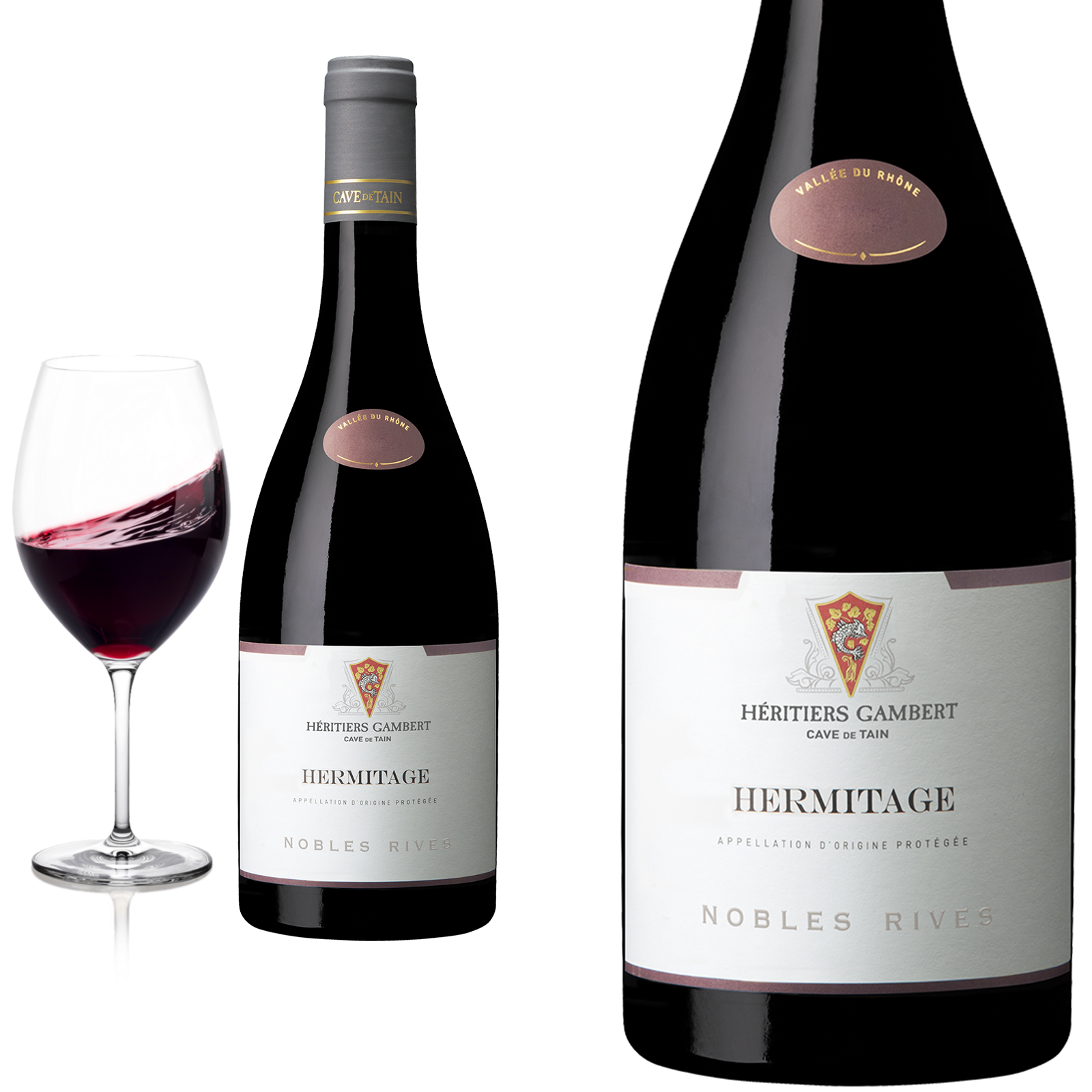 2017 Hermitage rouge von Cave de Tain - Rotwein
