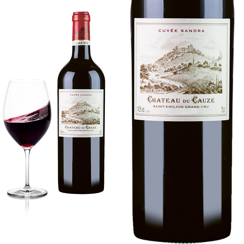 2022 Saint Emilion Grand Cru CUVÈE SANDRA von Château du Cauze - Rotwein
