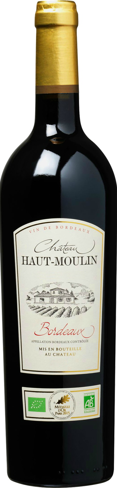2021 Bio BLAYE Côtes de Bordeaux von Chateau Haut Moulin - Rotwein