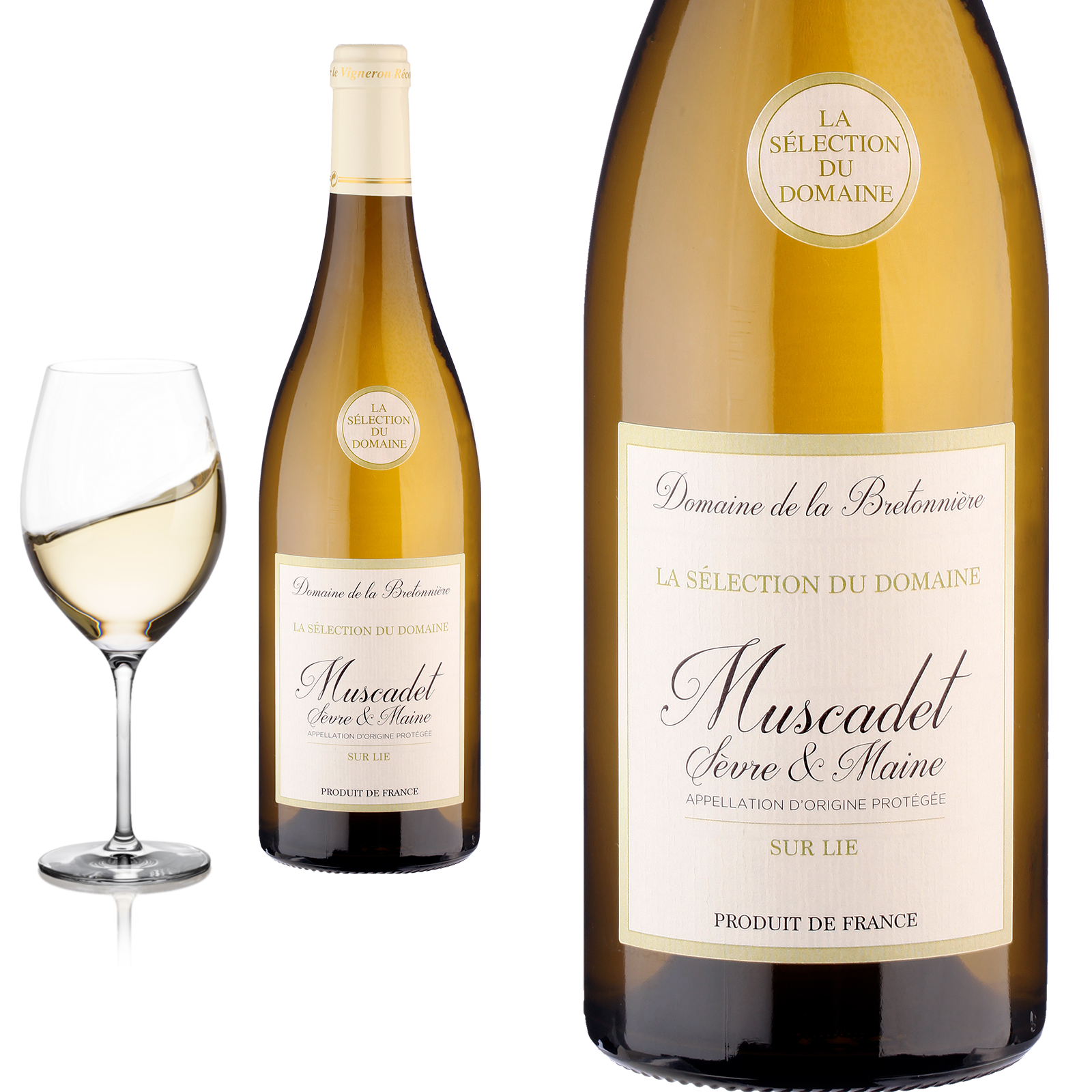 2024 Muscadet Sèvre & Maine sur Lie von Domaine de la Bretonnière - Weißwein