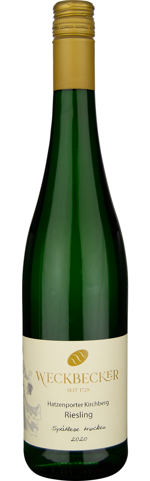 2022 Riesling Spätlese trocken Hatzenporter Kirchberg vov Weingut Weckbecker - Weißwein