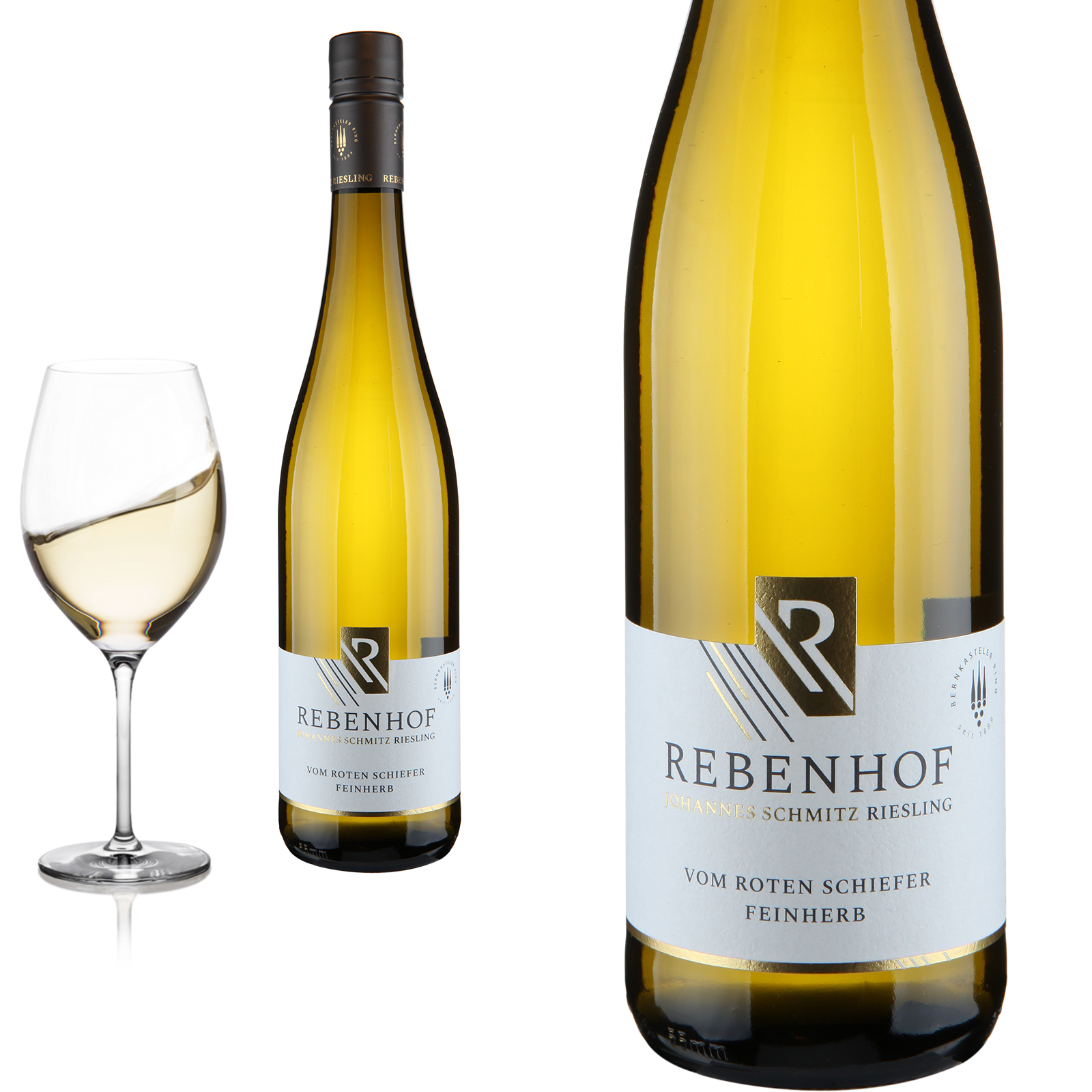 2023 Riesling vom Roten Schiefer -feinherb - Ürziger Würzgarten Rebenhof - Weißwein