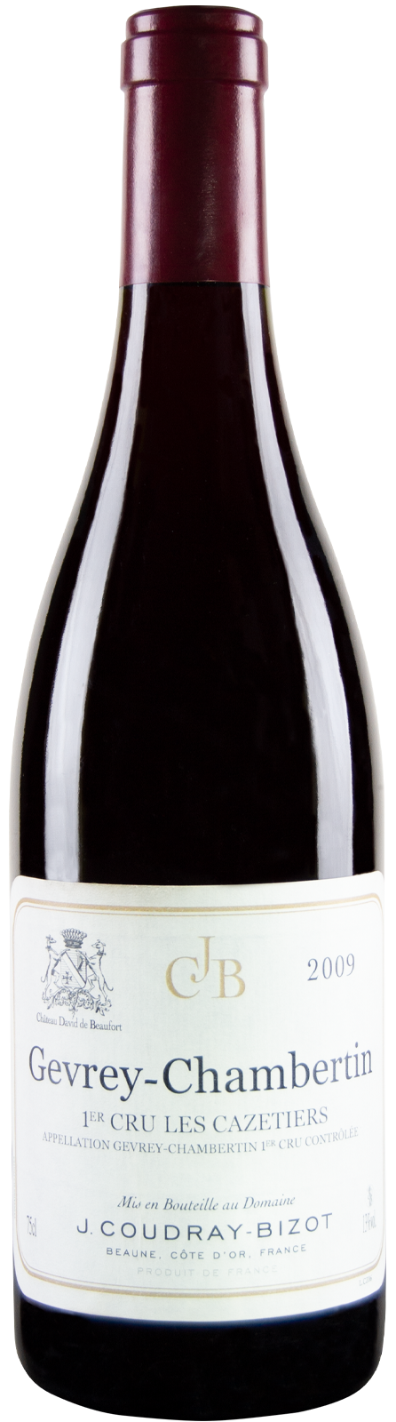 2009 Gevrey Chambertin !er Cru Les Cazetiers von J.Coudray-Bizot Château de Beaufort - Rotwein