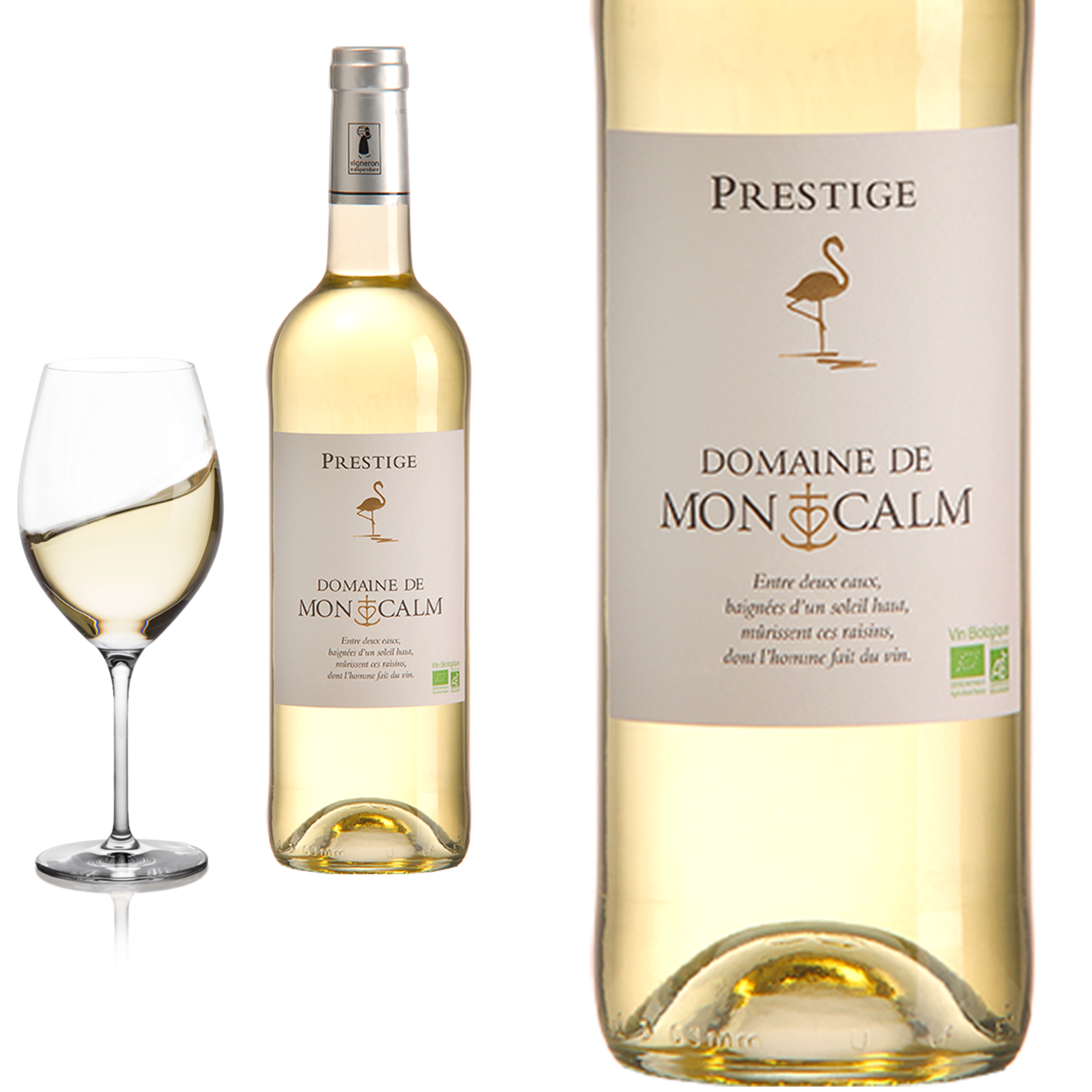 2024 BIO blanc Cuvée PRESTIGE von Domaine de Montcalm - Weisswein