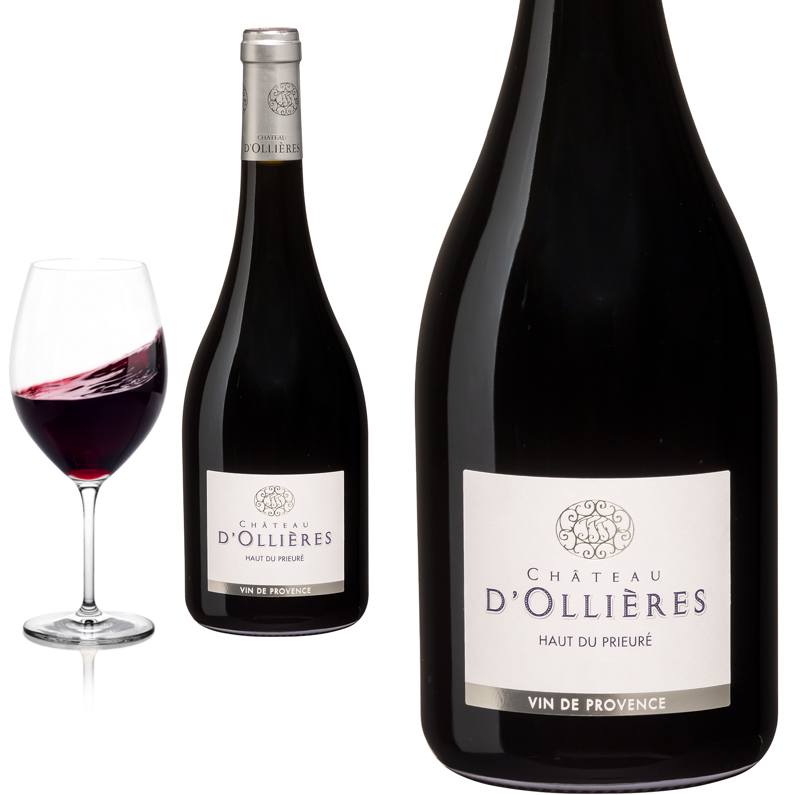 2020 Côteaux Varois en Provence rouge HAUT DU PRIEURE von Château d'Ollières - Rotwein