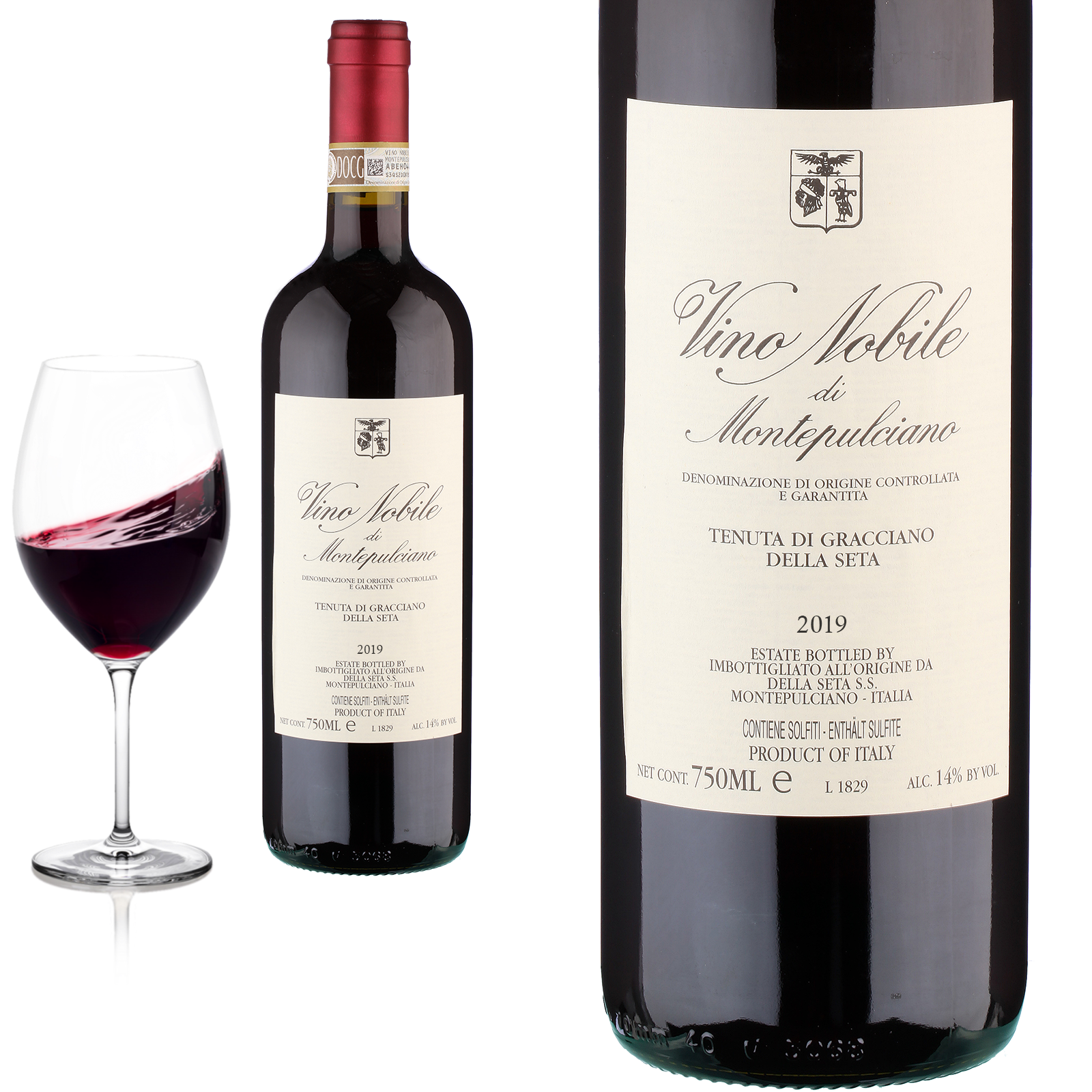 2019 Vino Nobile di Montepulciano von Tenuta di Gracciano della Seta - Rotwein