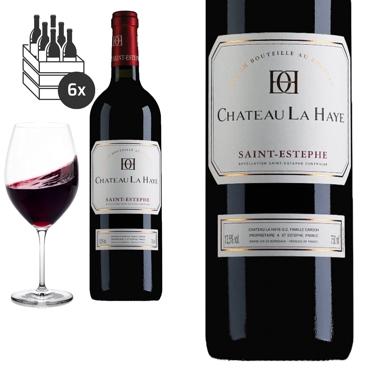 2010 Saint-Estèphe Cru Bourgeois Supérieur Château La Haye - Rotwein