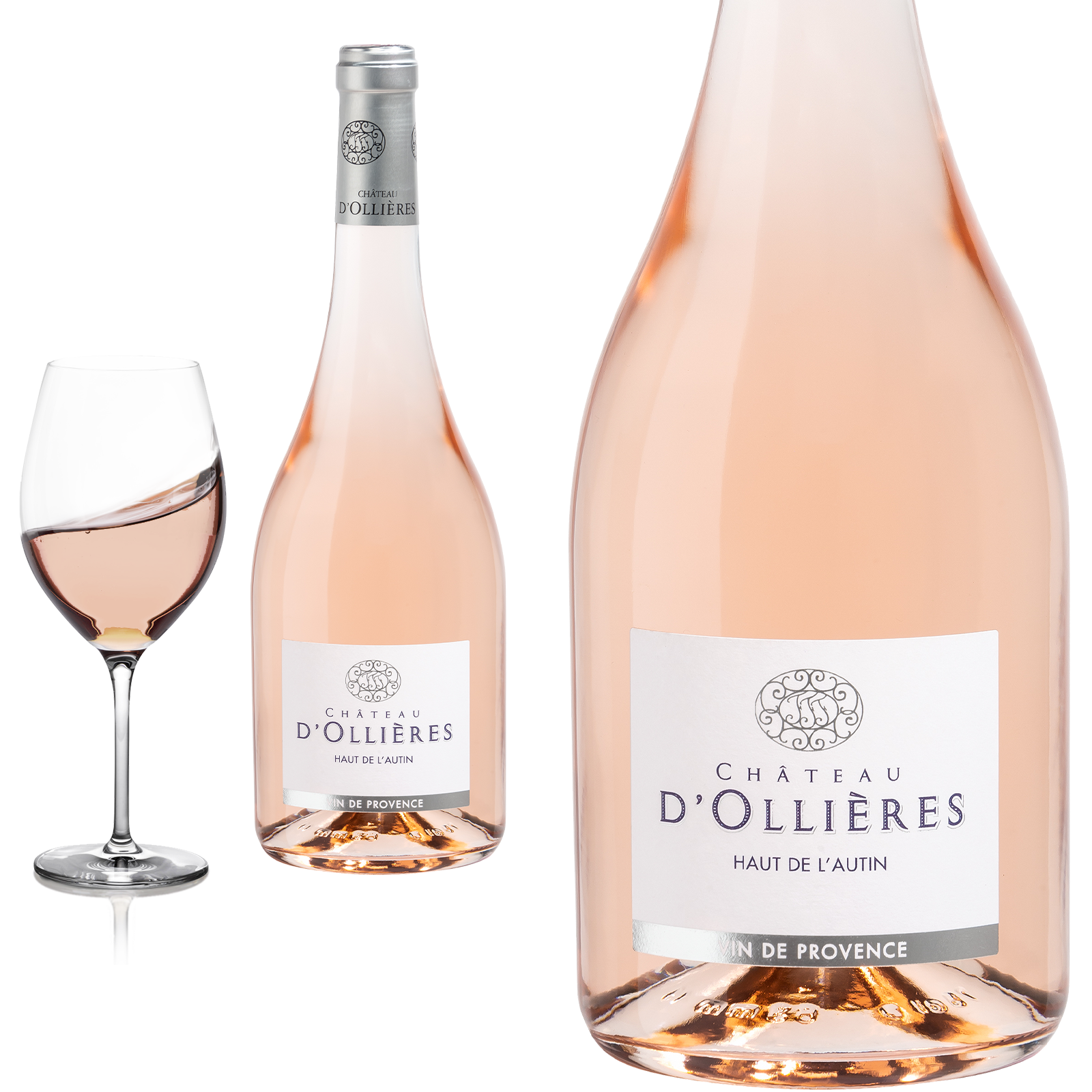 2022 Côteaux Varois en Provence rose HAUT DE L'AUTIN von Château d'Ollières - Roséwein