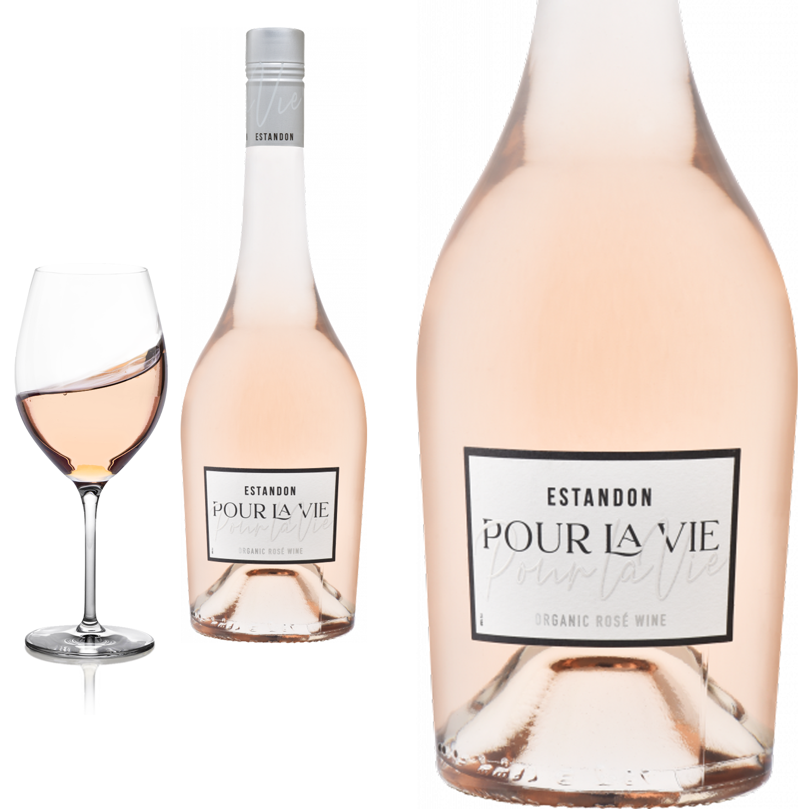 2023 Bio Pour La Vie rosé von Estandon - Roséwein