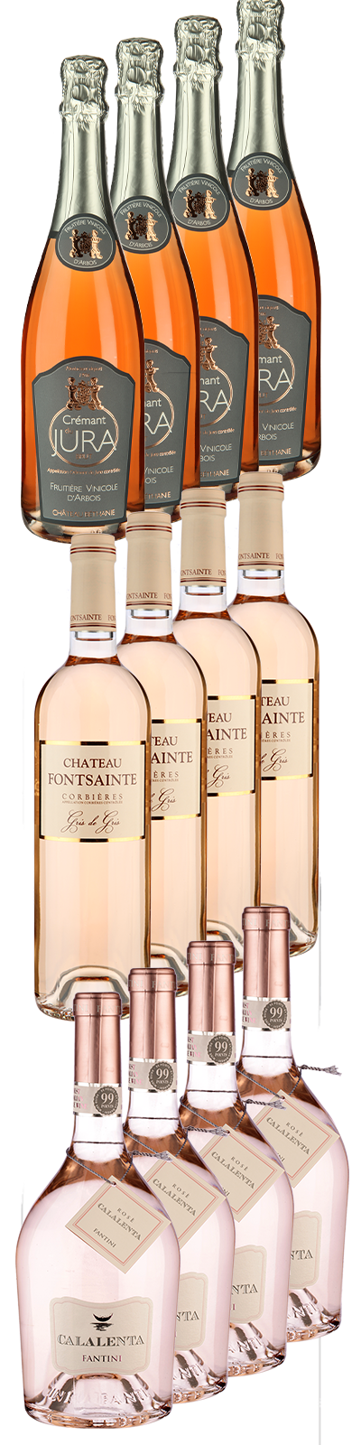 12 Fl. Rose Genuss -Paket