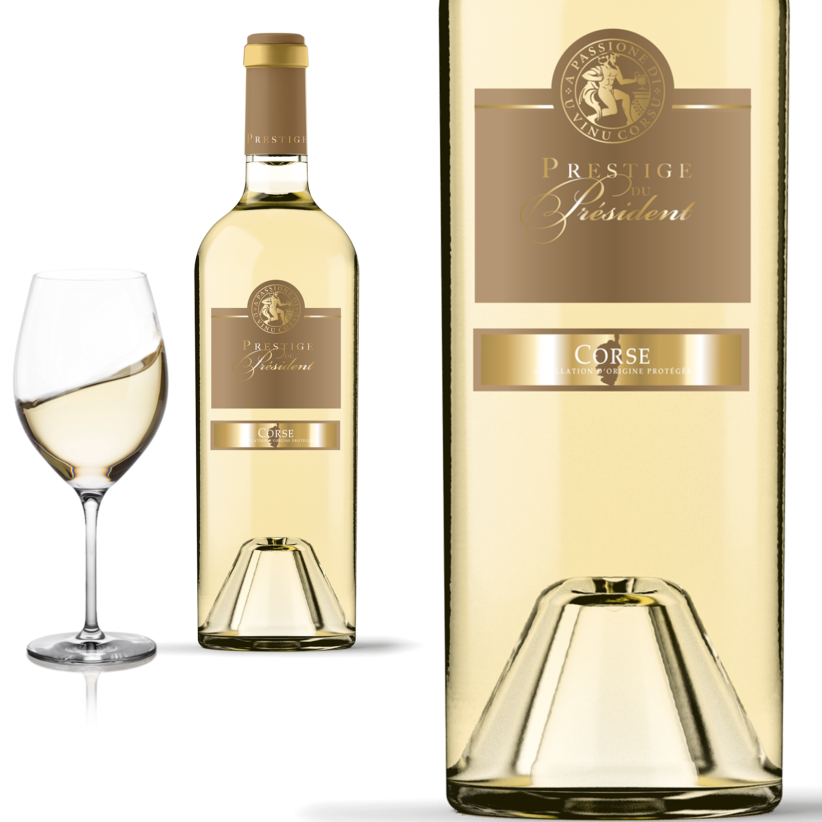 2021 Corse blanc von Prestige du Président  - Weißwein