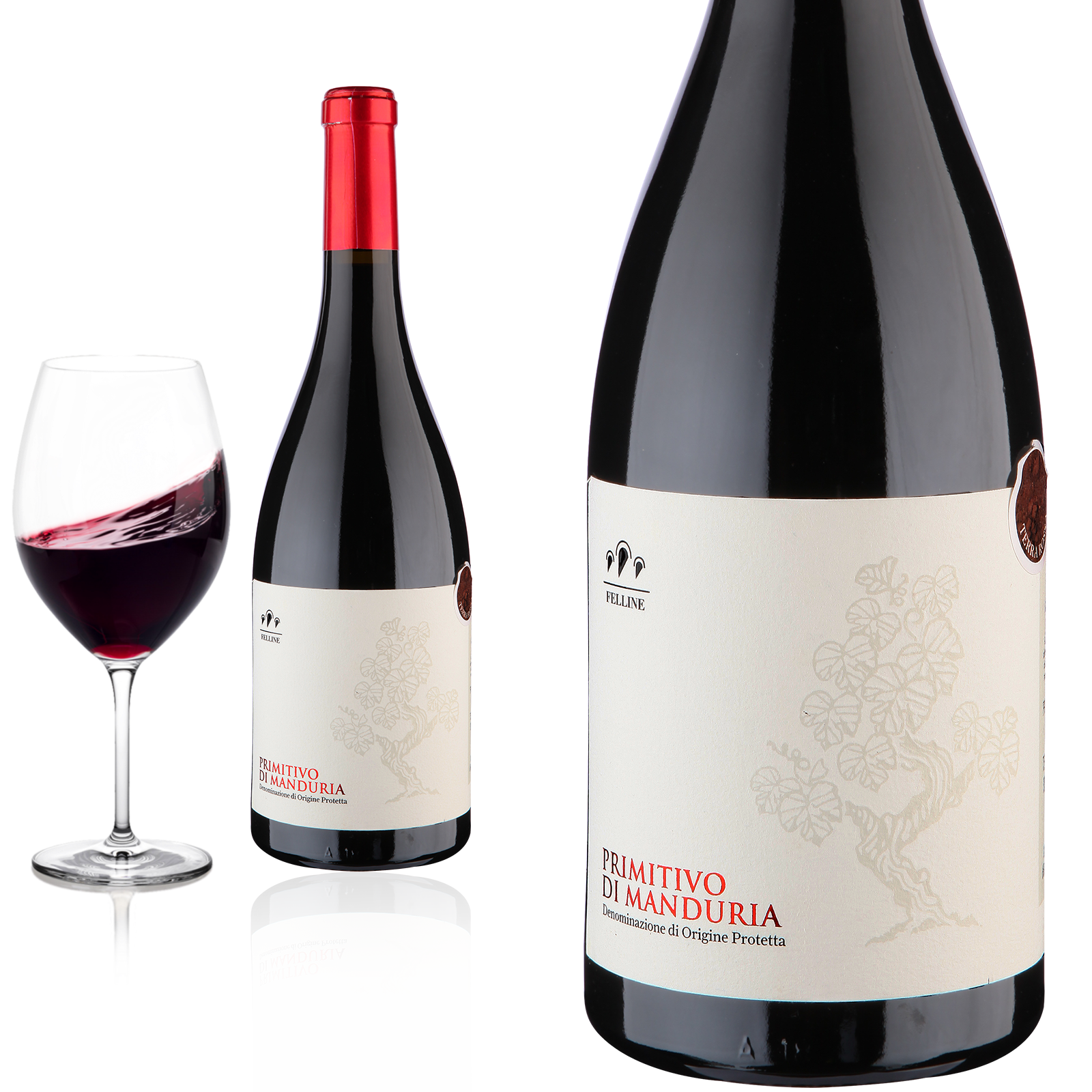 2021 Primitivo di Manduria DOP trocken von Felline Società Agricola - Rotwein