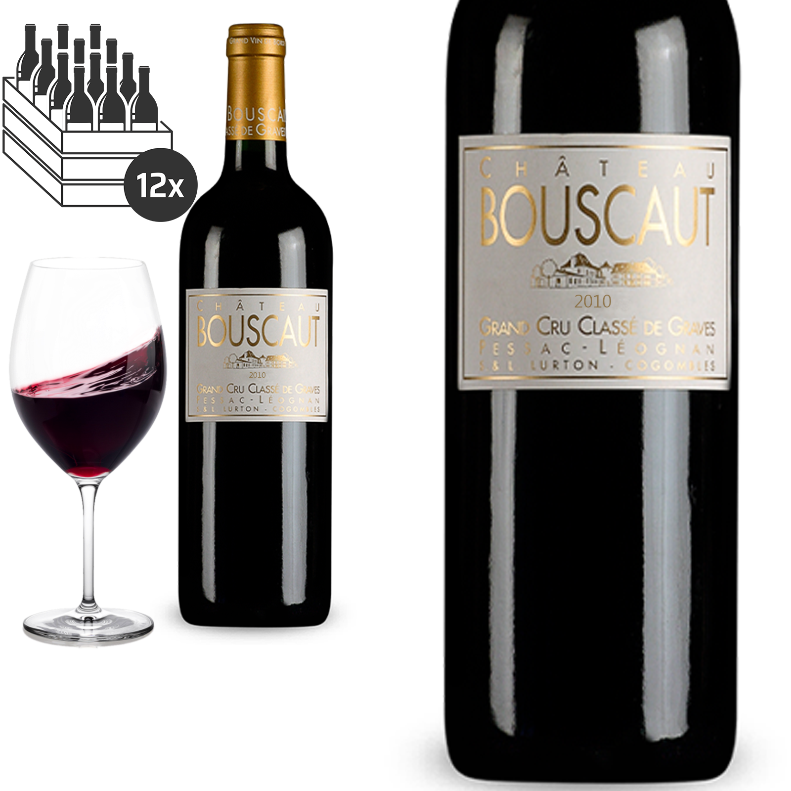 2011 Château Bouscaut Pessac-Léognan Grand Cru Classé de Graves - Rotwein