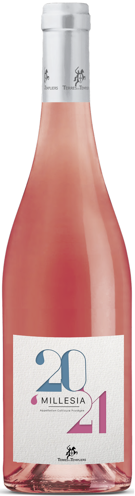 2021 Collioure Rosé Millesia von Terres des Templiers - Roséwein