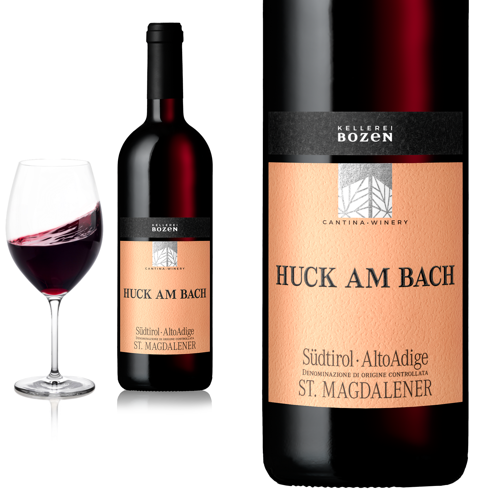 2024 HUCK AM BACH Sankt Magdalener Classico von Kellerei Bozen/Gries - Rotwein