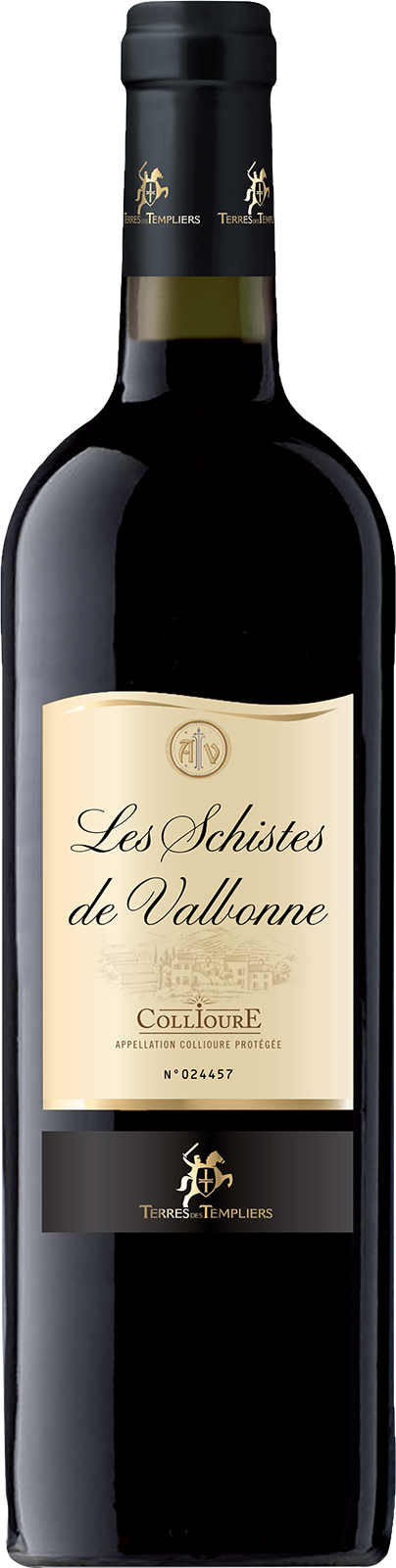 2022 Collioure Les Schistes de VALBONNE Terres des Templiers - Rotwein