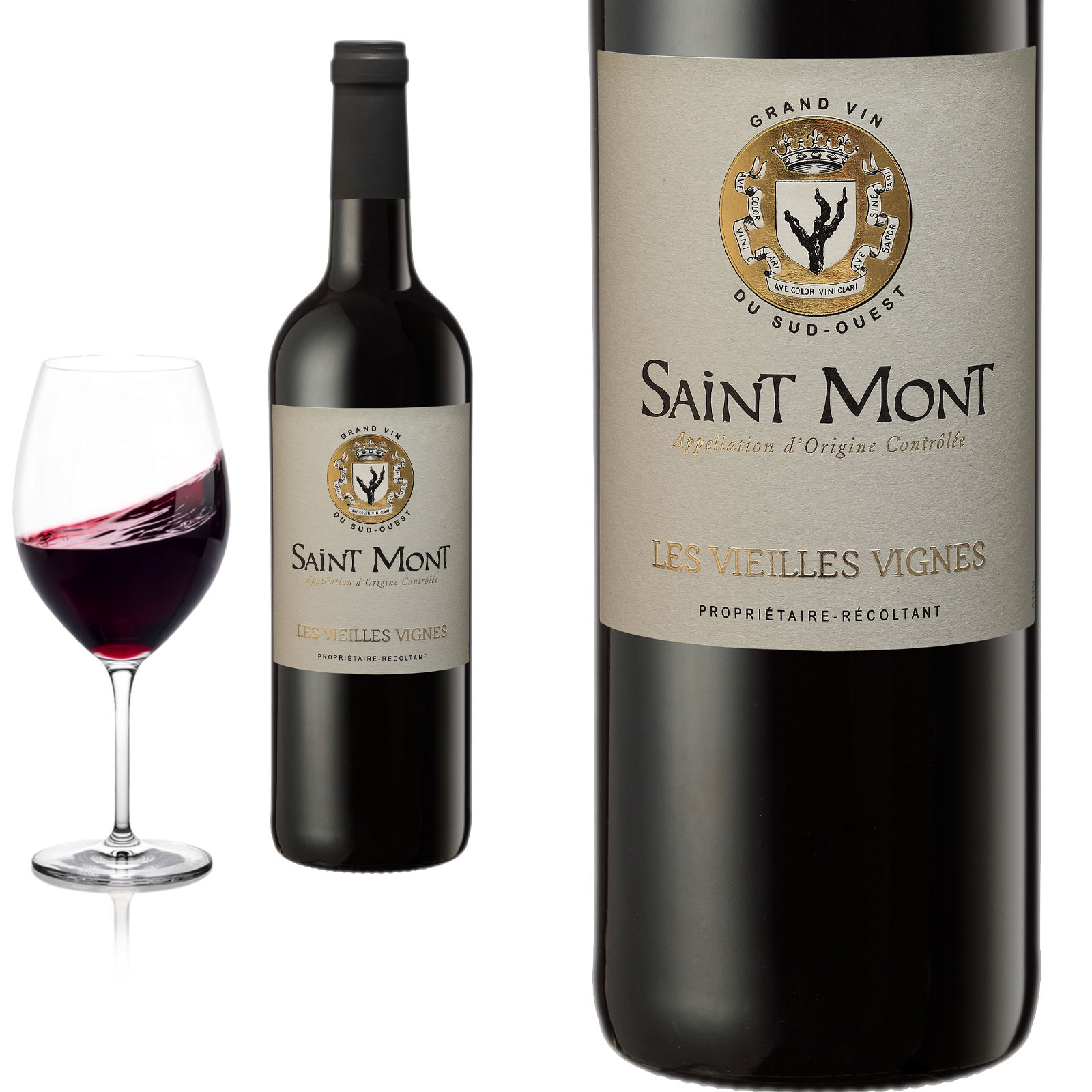 2019 Saint Mont rouge VIEILLES VIGNES von Plaimont - Rotwein