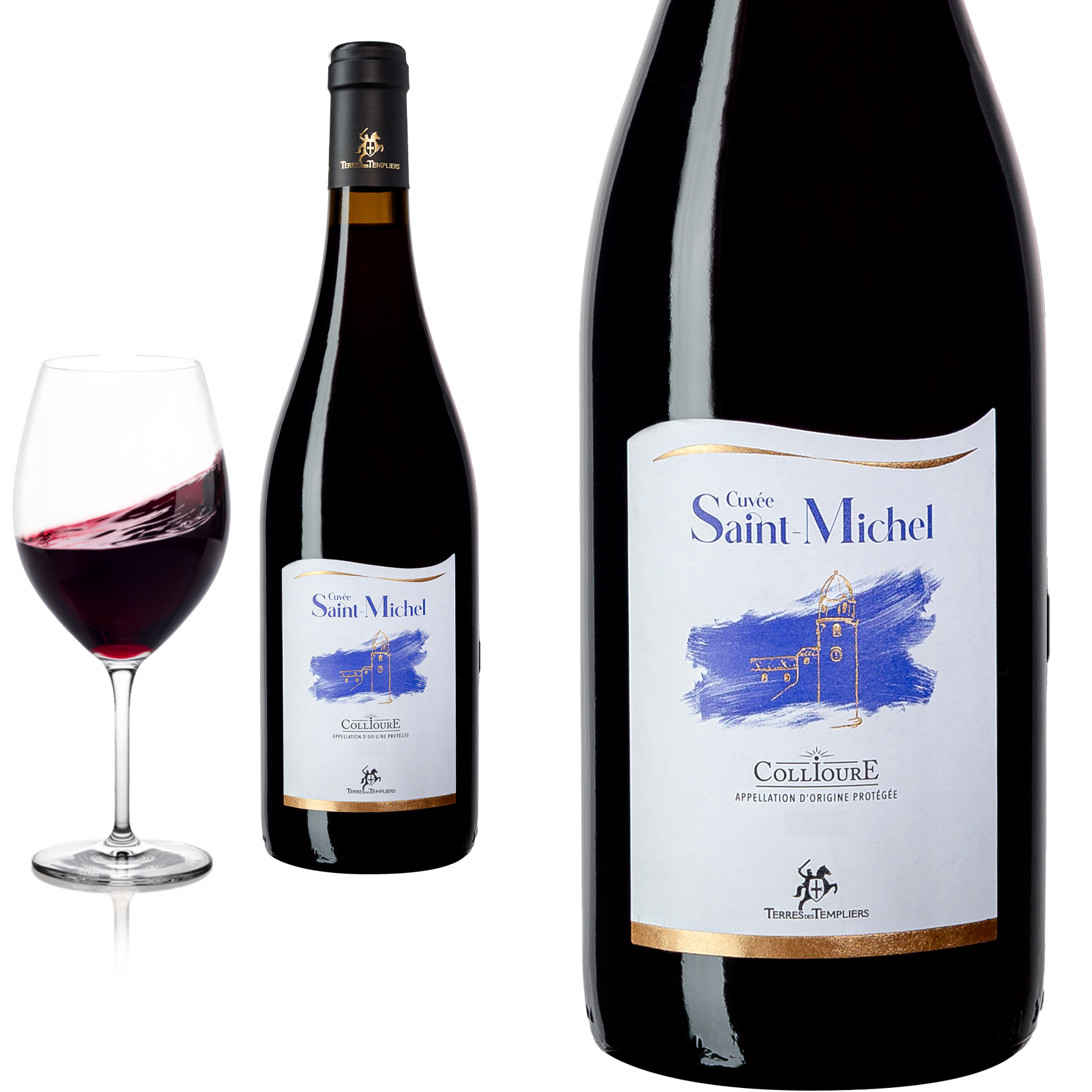 2022 Collioure CUVÉE SAINT-MICHEL von Terres des Templiers - Rotwein
