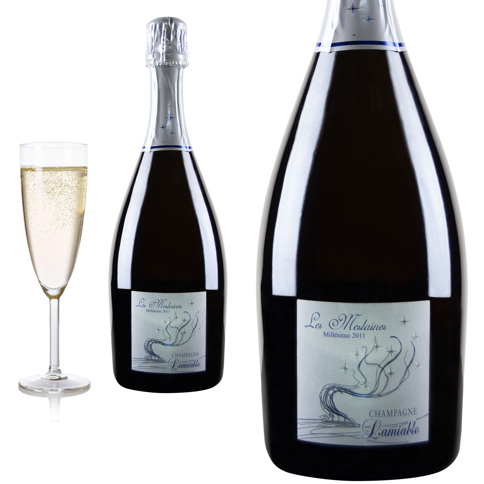 2011 Champagne Grand Cru Blanc de Noirs  Cuvee Meslaine Lamiable Brut