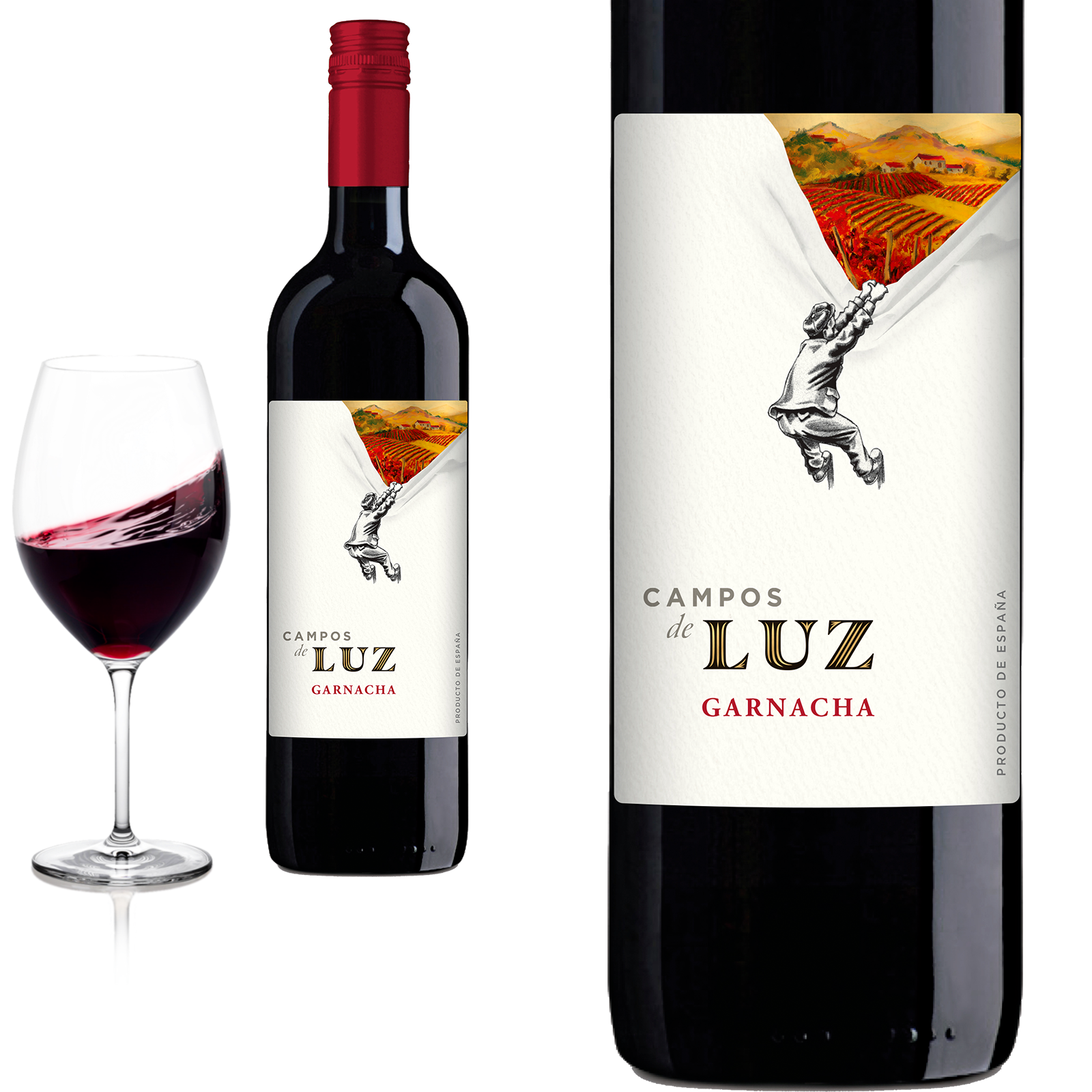 2020 Garnacha Vieja Carinena von Campos de Luz - Rotwein