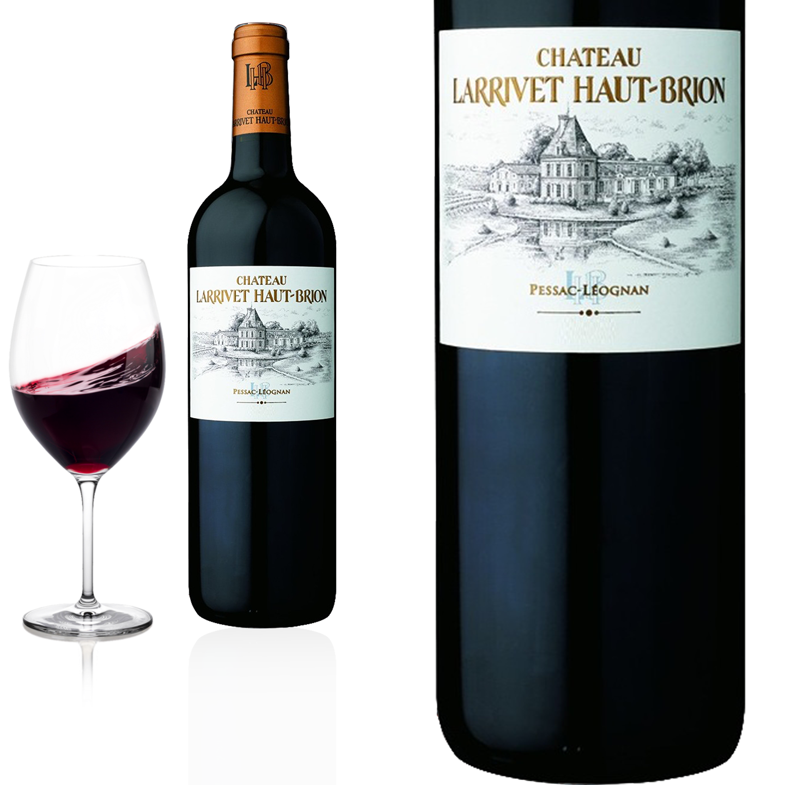 2017 Pessac-Léognan von Château Larrivet Haut-Brion Rotwein
