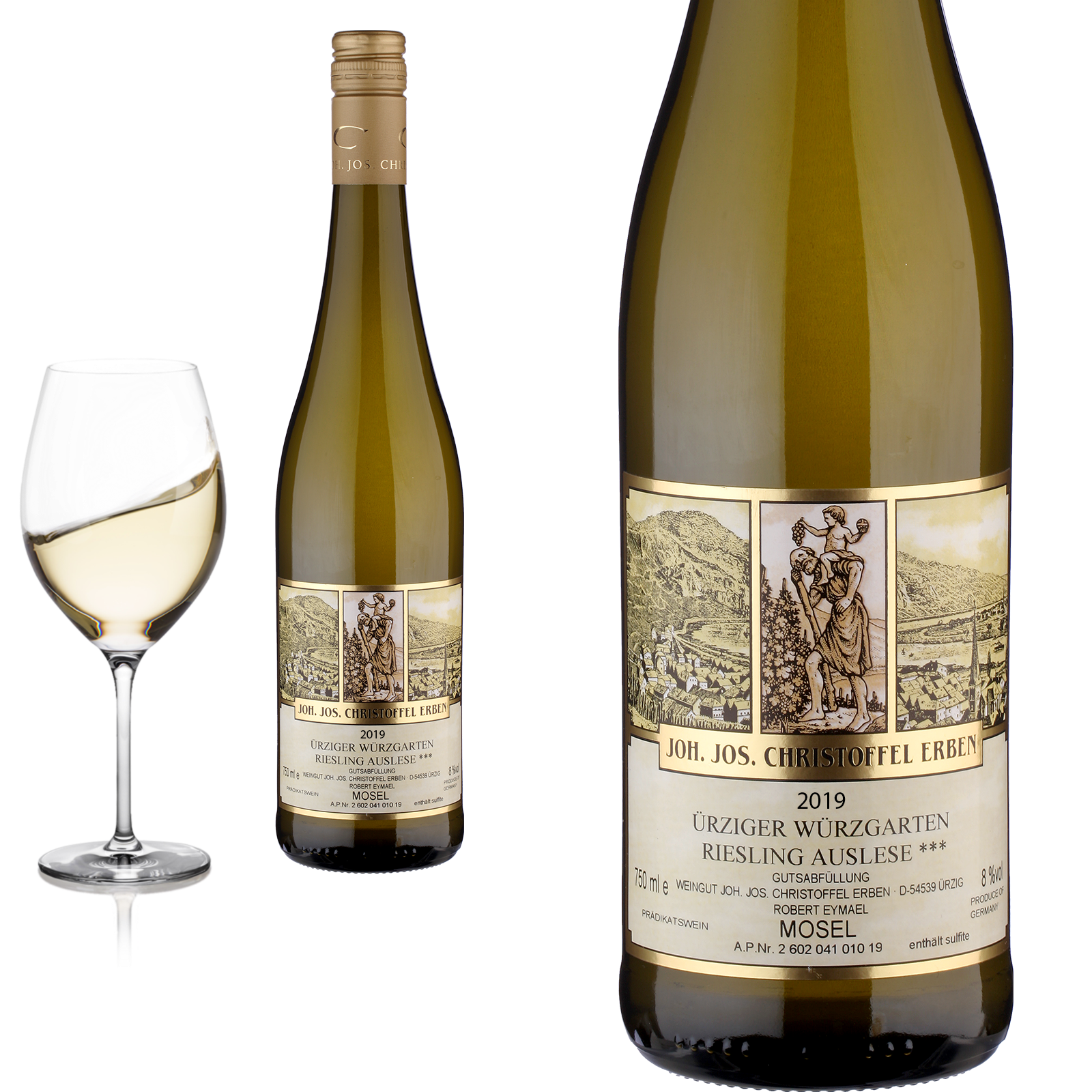 2019 Ürziger Würzgarten Riesling Auslese Joh.Jos Christoffel Erben Weisswein
