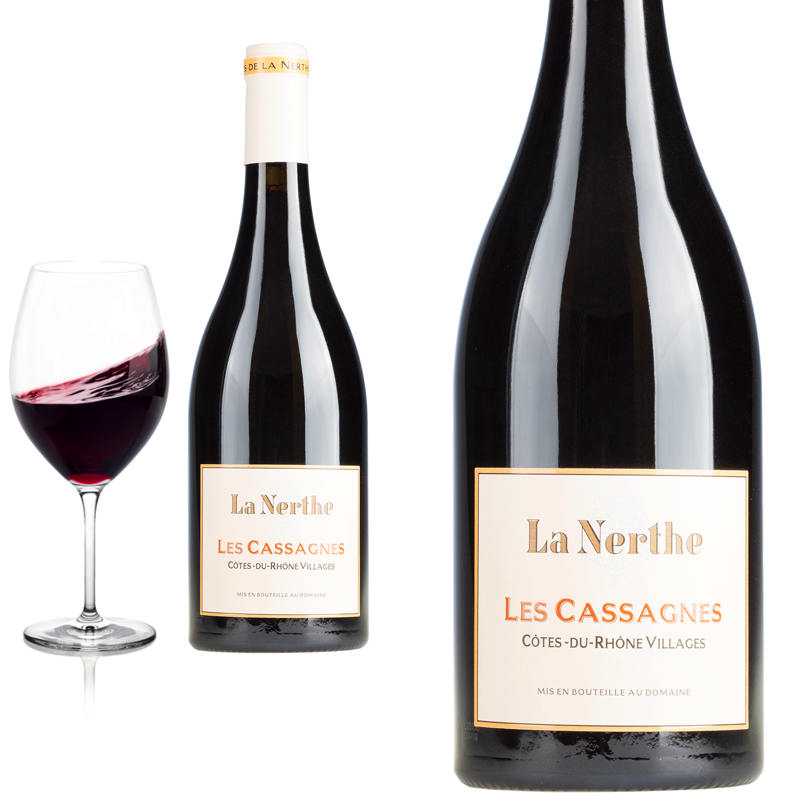 2021 Côtes du Rhône Villages les Cassagnes von la Nerthe - Rotwein