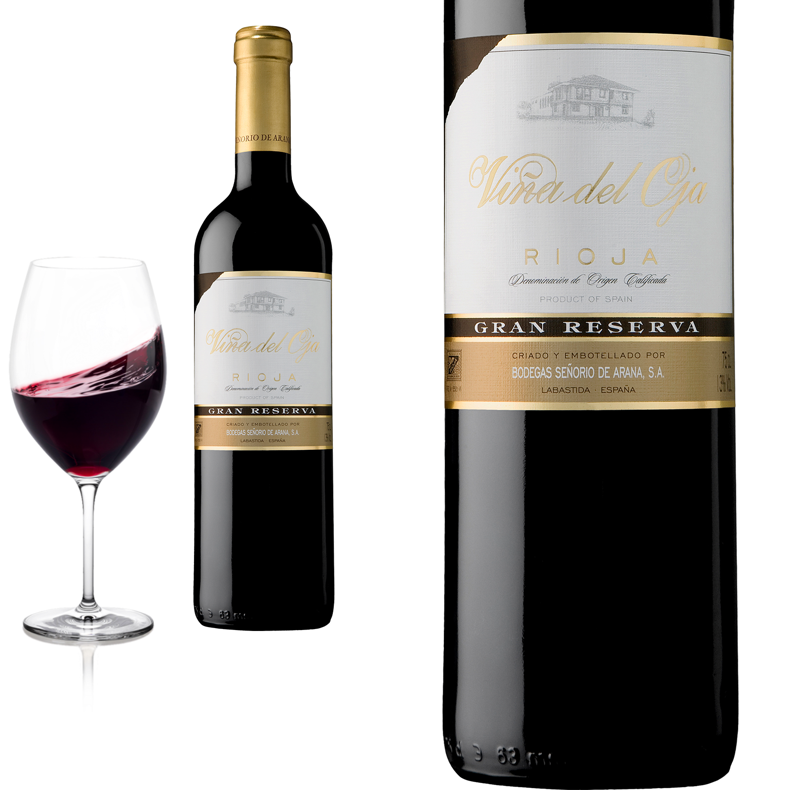 2016 Rioja GRAN RESERVA Vina del Oja von Bodegas Senorio de Arana - Rotwein