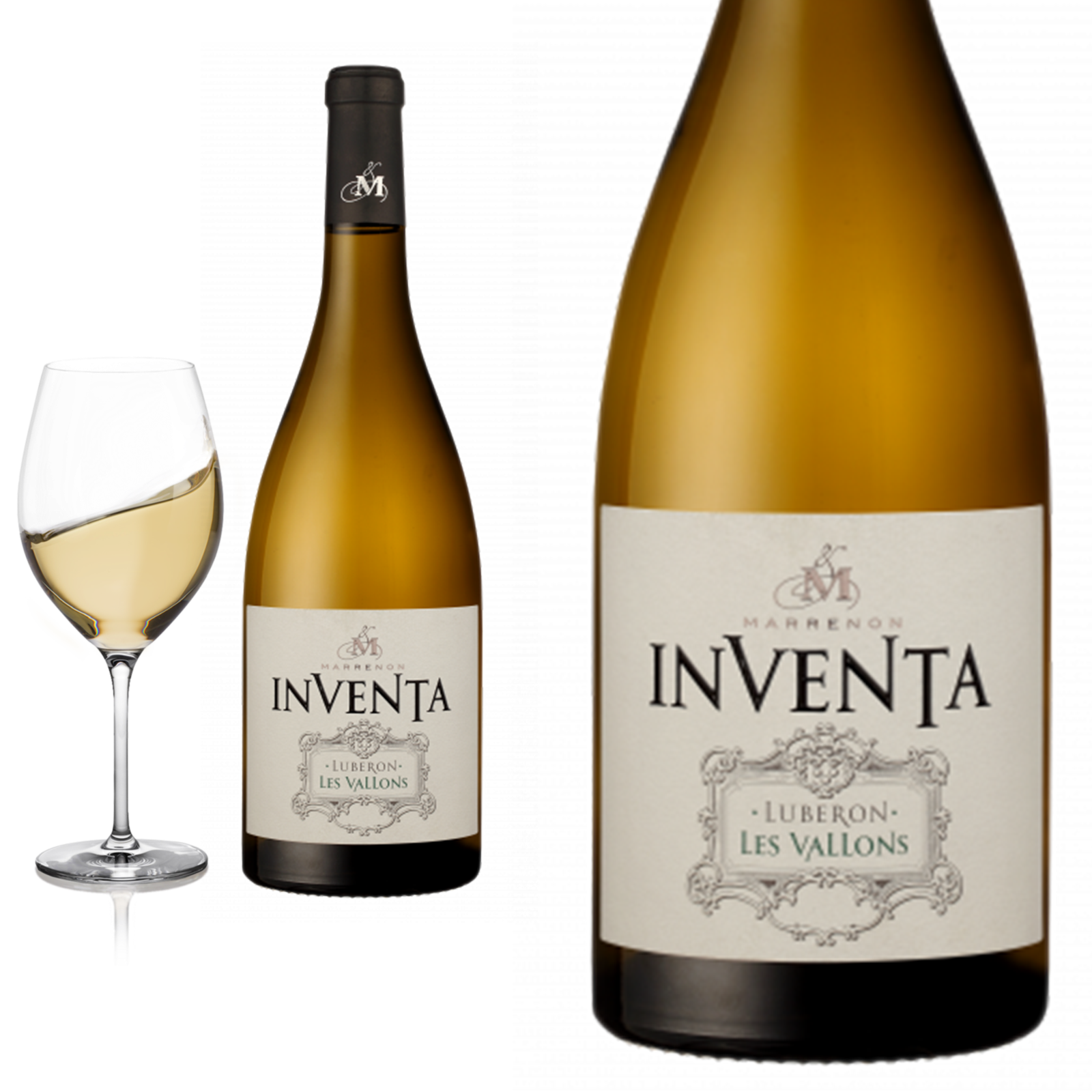 2020 Luberon blanc Inventa Les Vallons von Marrenon Weisswein