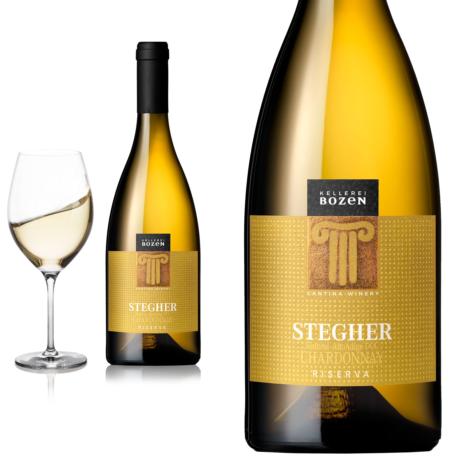 2020 Stegher Chardonnay Riserva DOC Südtirol von Kellerei Bozen/Gries - Weißwein